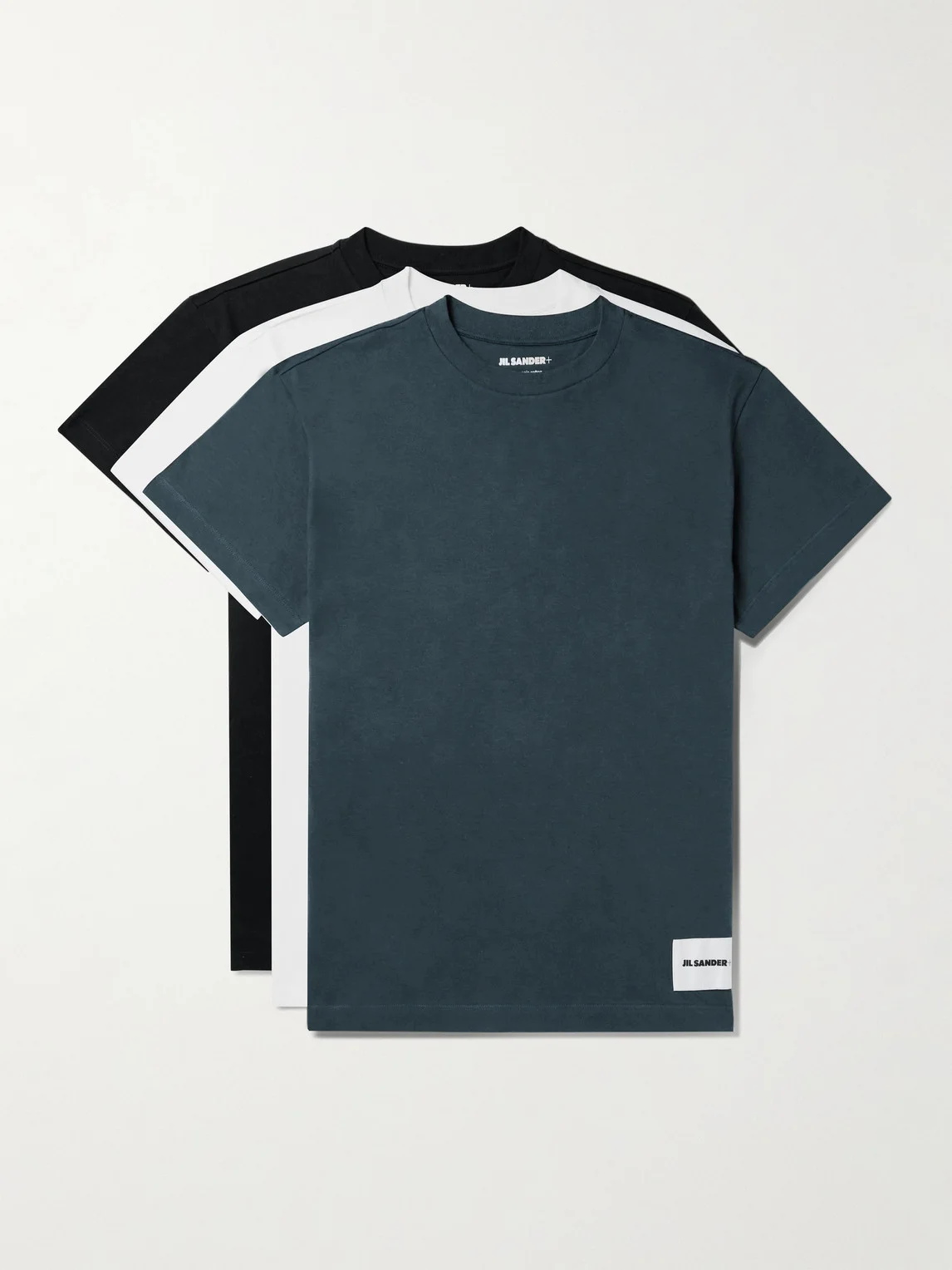 Set of Three Organic Cotton-Jersey T-Shirts - 1