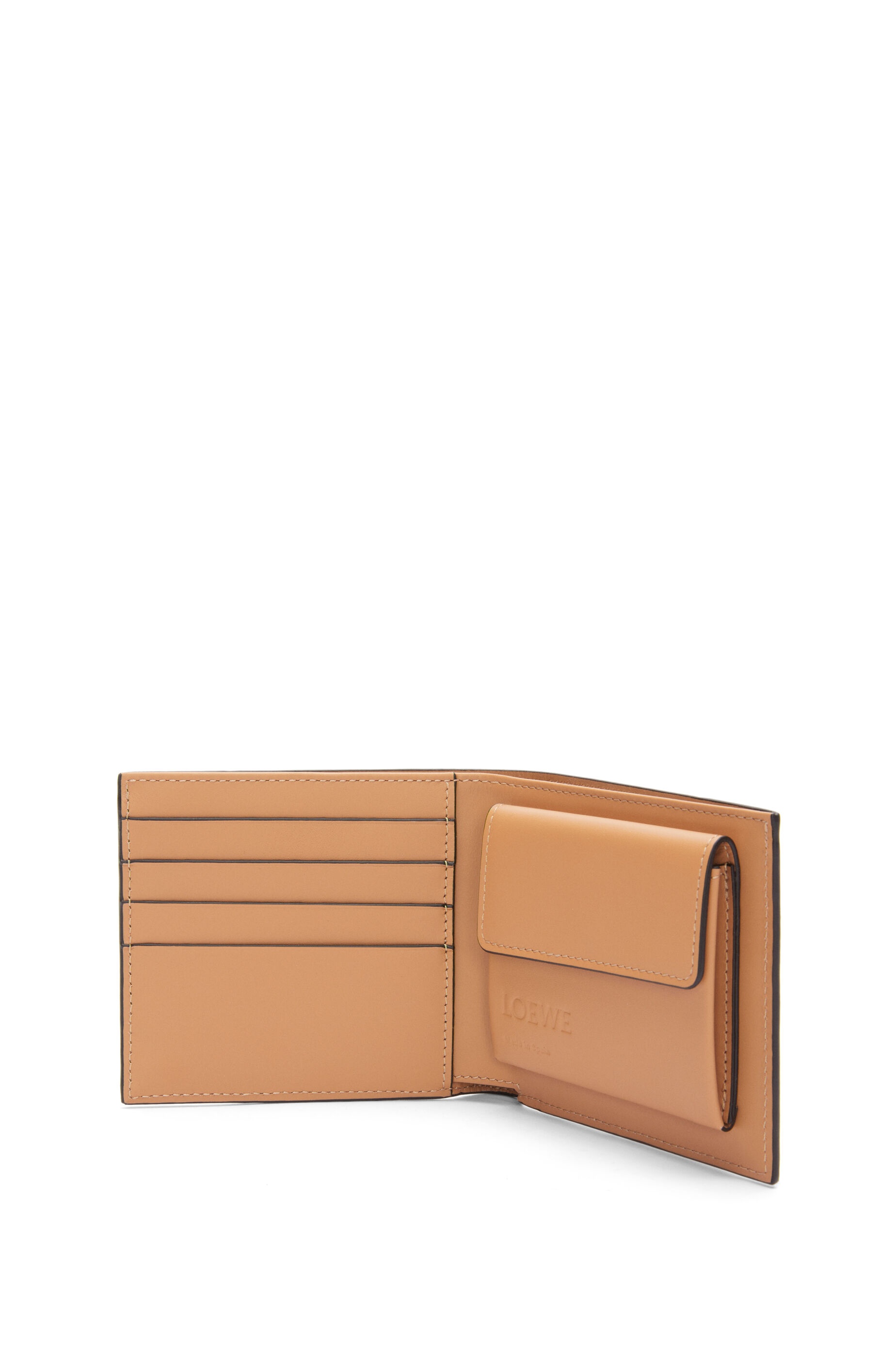 Puzzle bifold coin wallet in diamond calfskin - 3