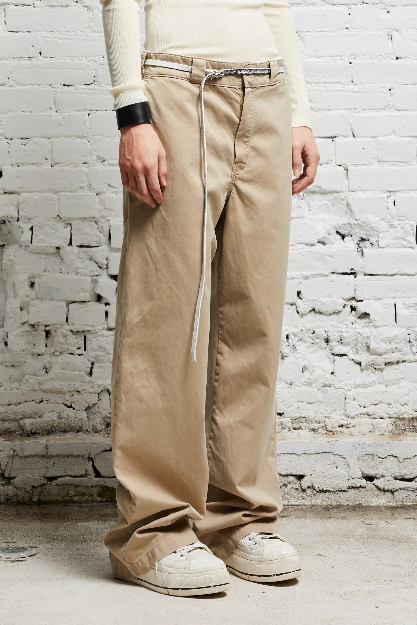 WIDE LEG SKATE PANT - KHAKI - 3