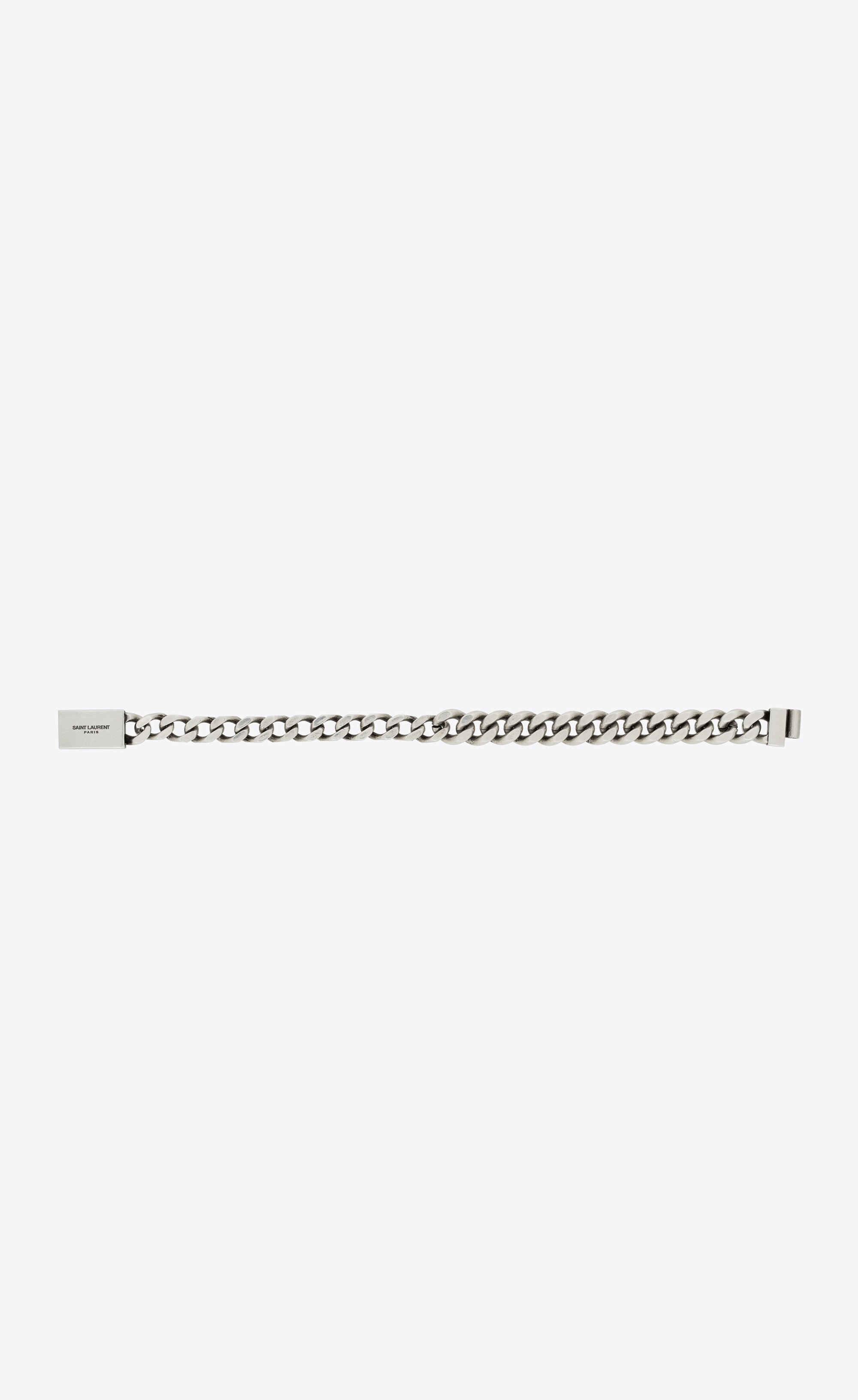 curb chain bracelet in metal - 2