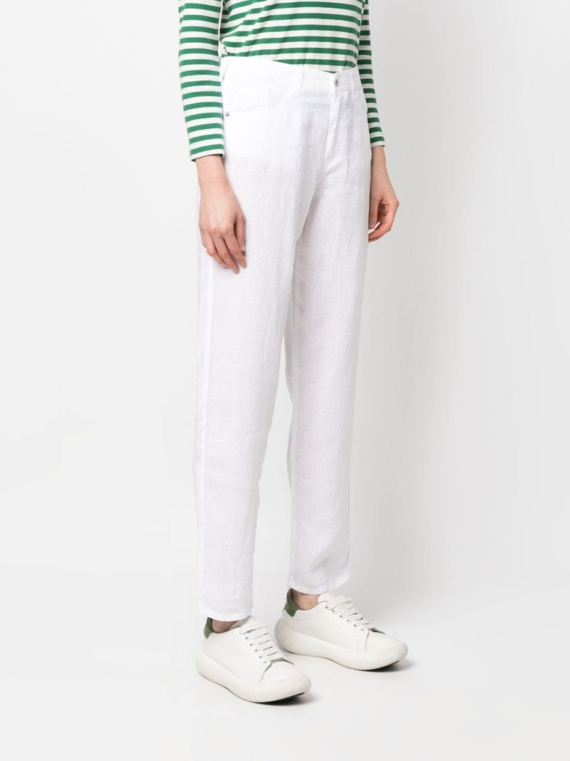 straight-leg linen trousers 3