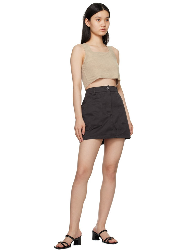 NOTHING WRITTEN Gray Sam Miniskirt outlook