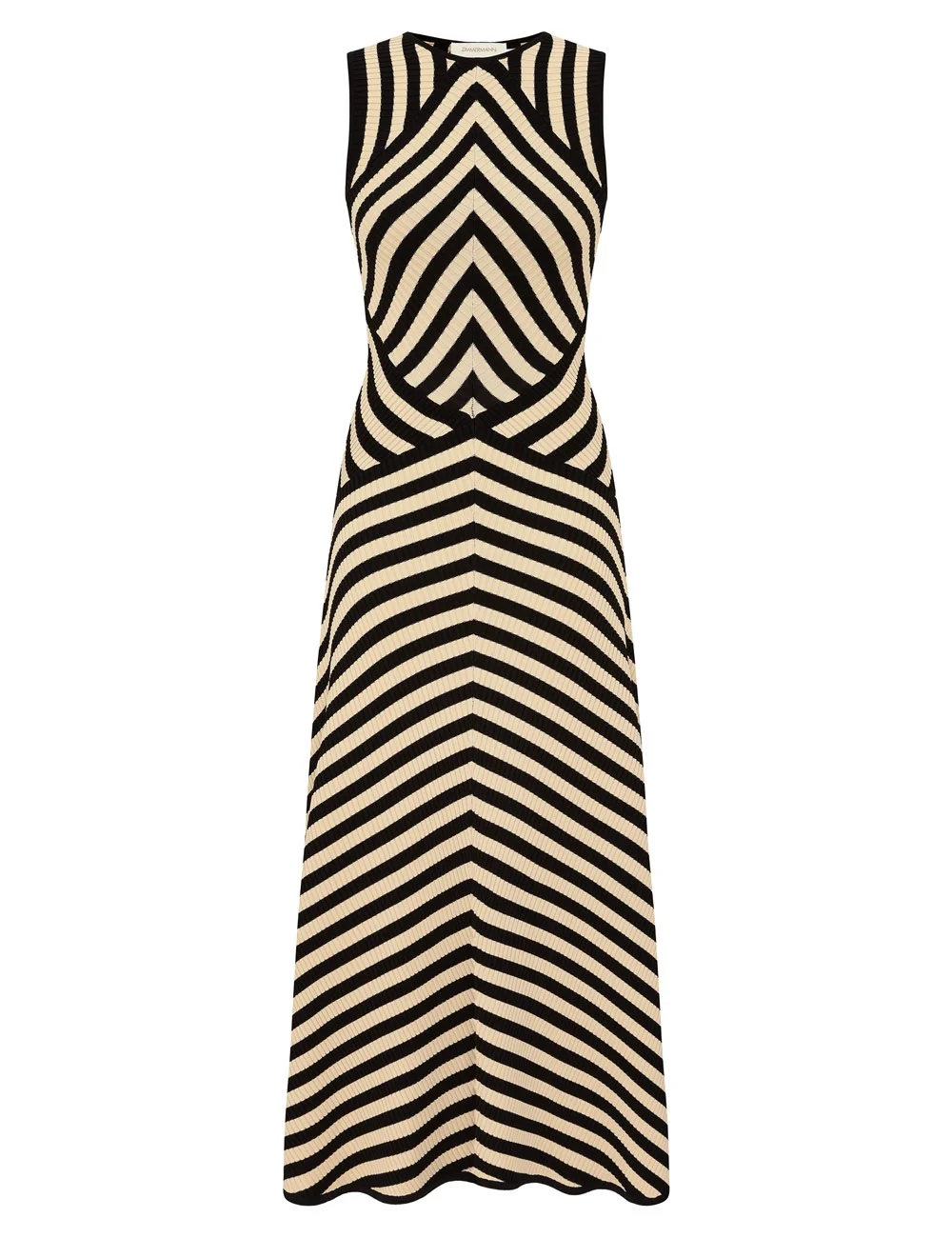 VALIANT DECO STRIPE MIDI DRESS - 1