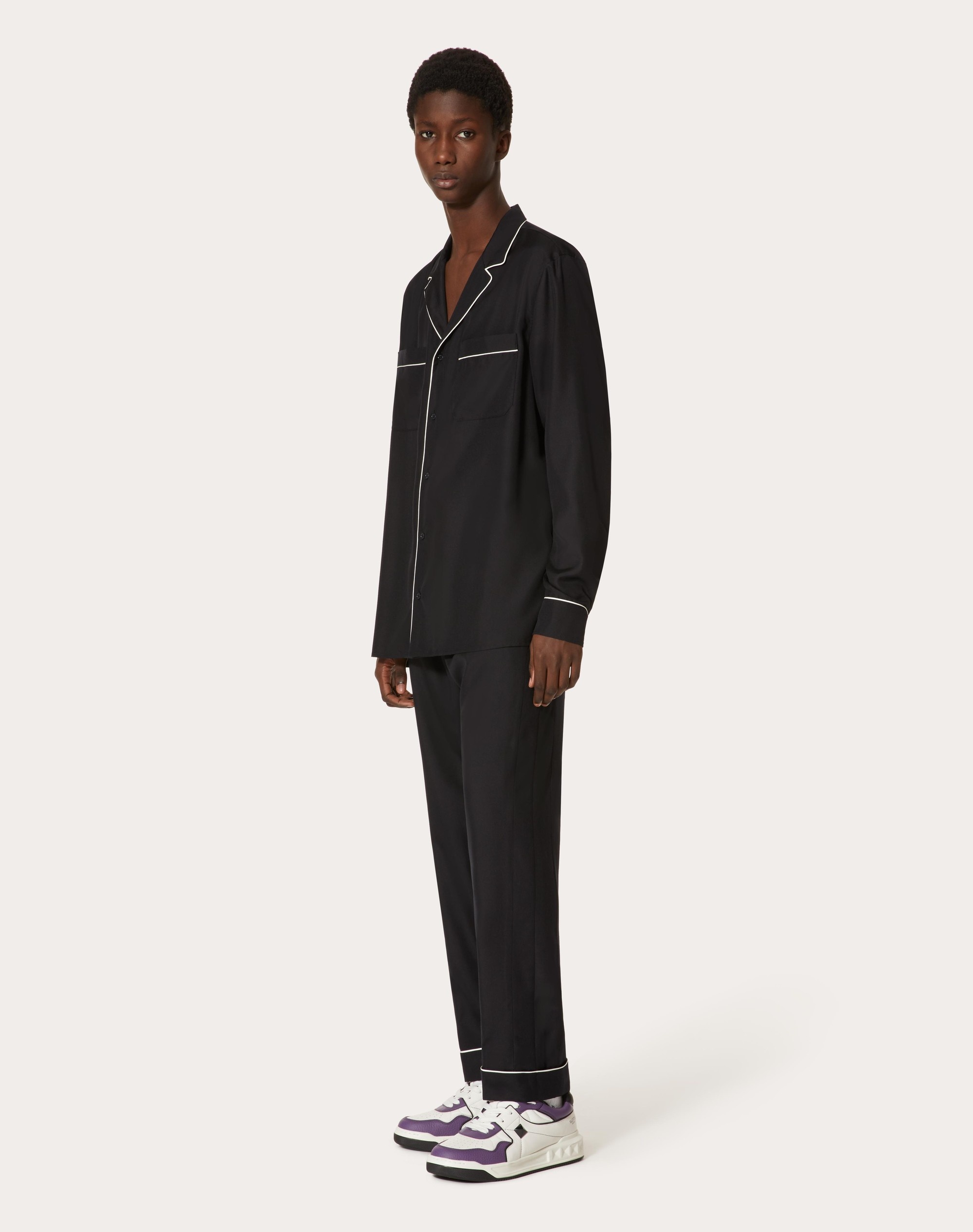 SILK PAJAMA SHIRT - 2