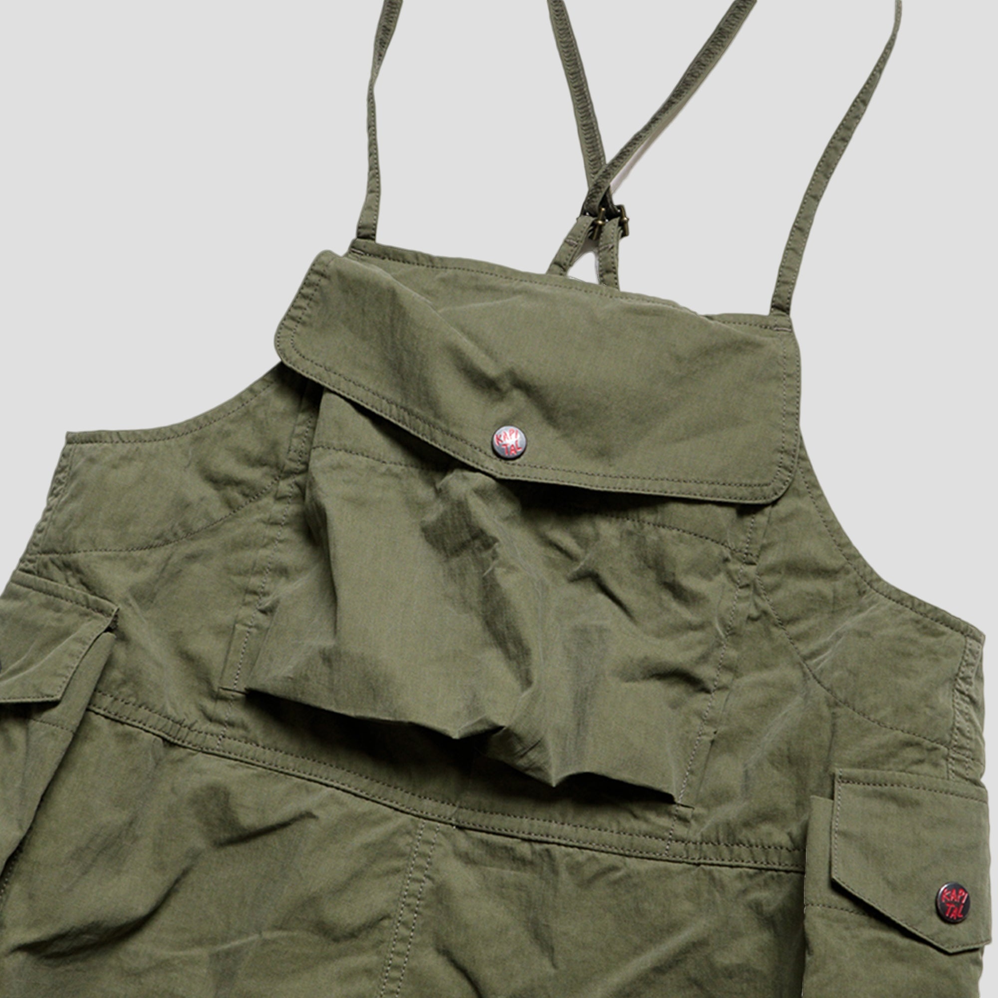 RIP STIOP CARGO OVERALL - OLIVE - 4