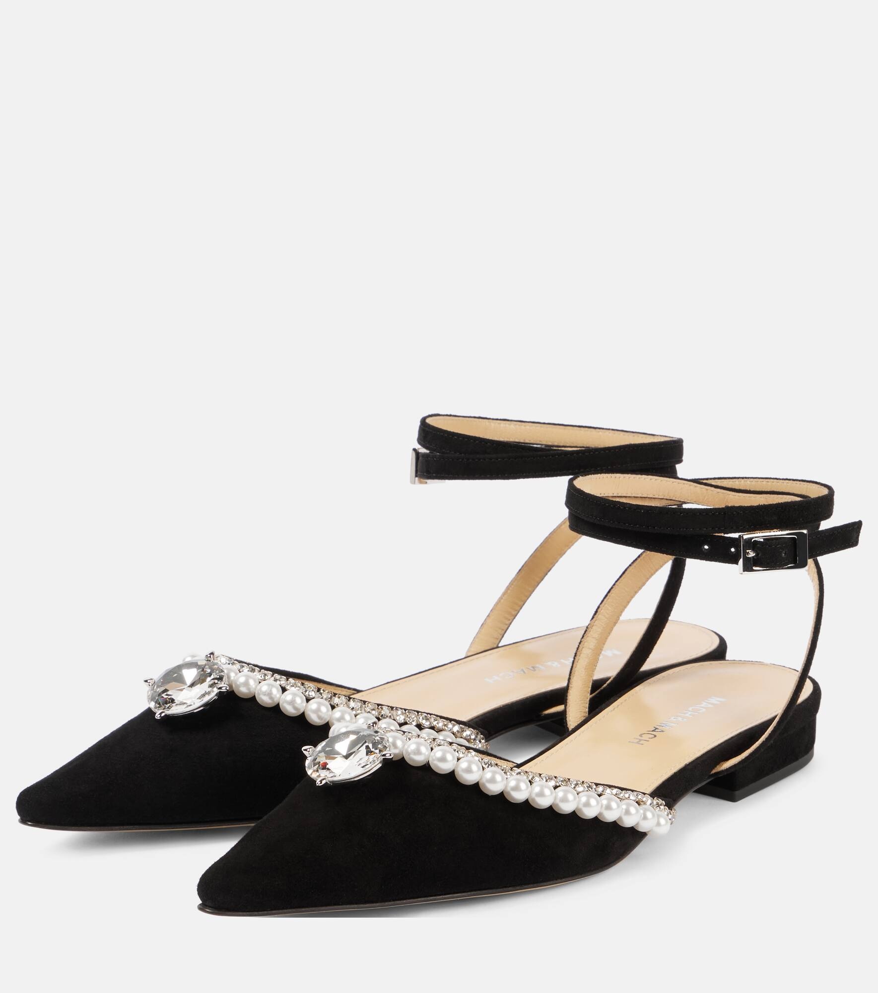 Diamond of Elizabeth suede flats - 5