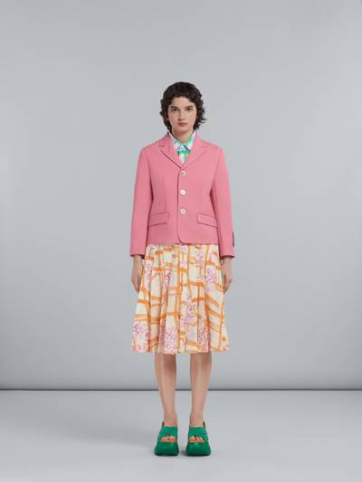 Marni BABY PINK BABY JACKET IN TROPICAL WOOL outlook