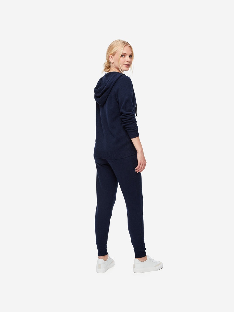 Women's Hoodie Daphne Cashmere Navy - 4