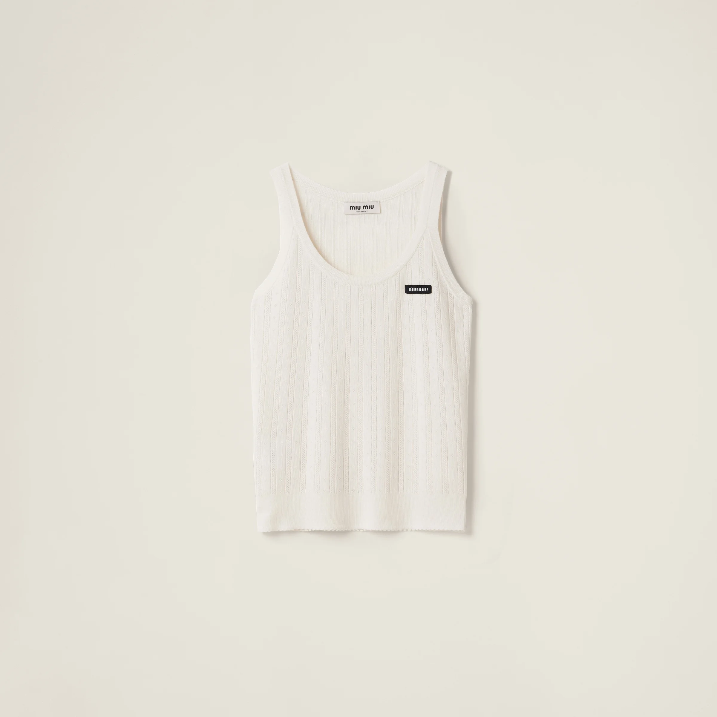 Cashmere and silk tank top - 1