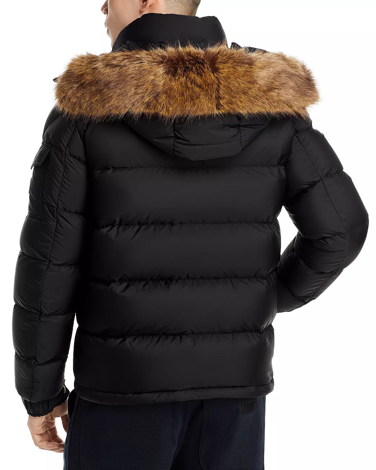 Mayaf Faux Fur Trim Hooded Down Puffer Jacket - 3