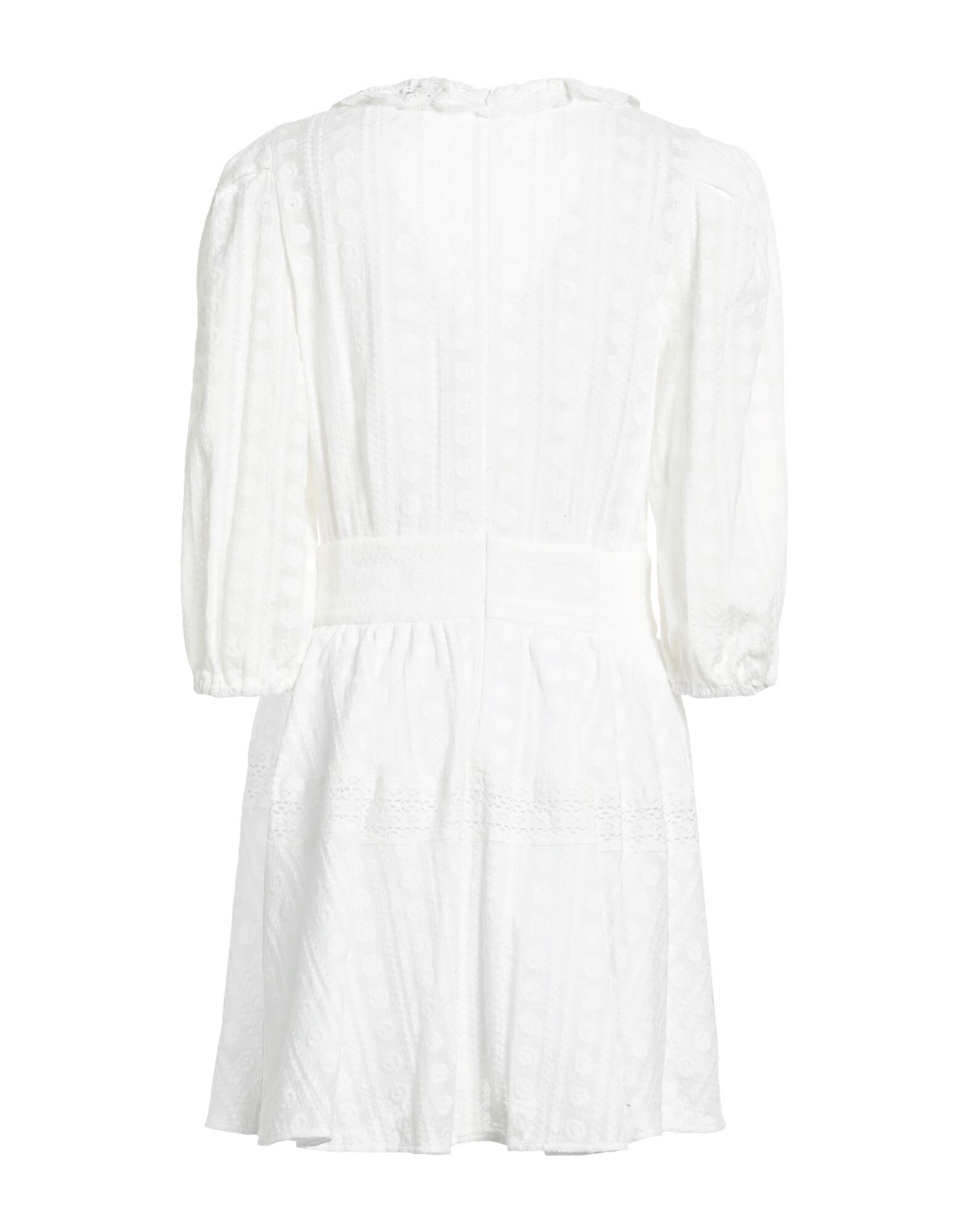 White Women's Short Dress - 2