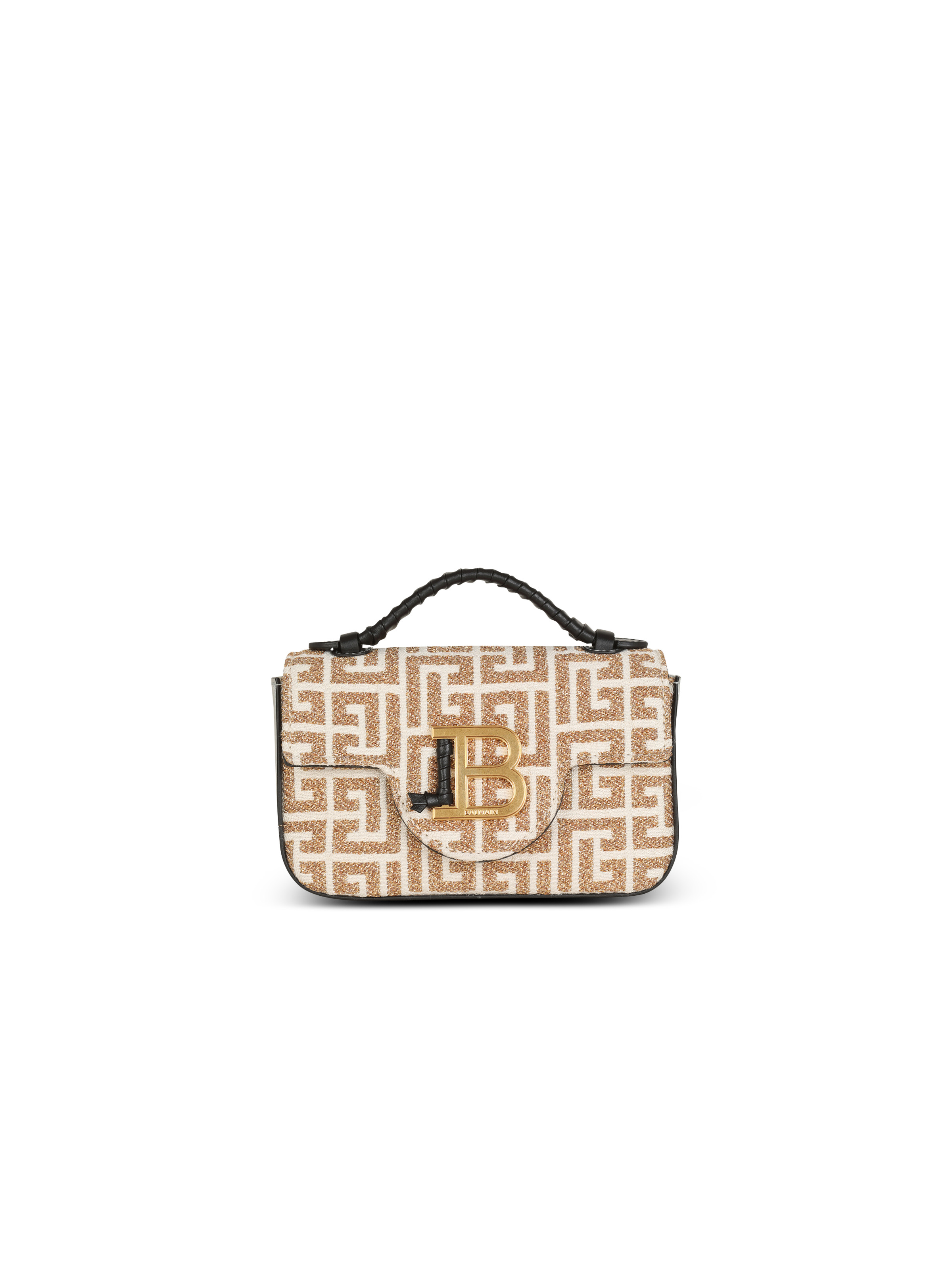 B-Buzz mini bag with lurex monogram - 1