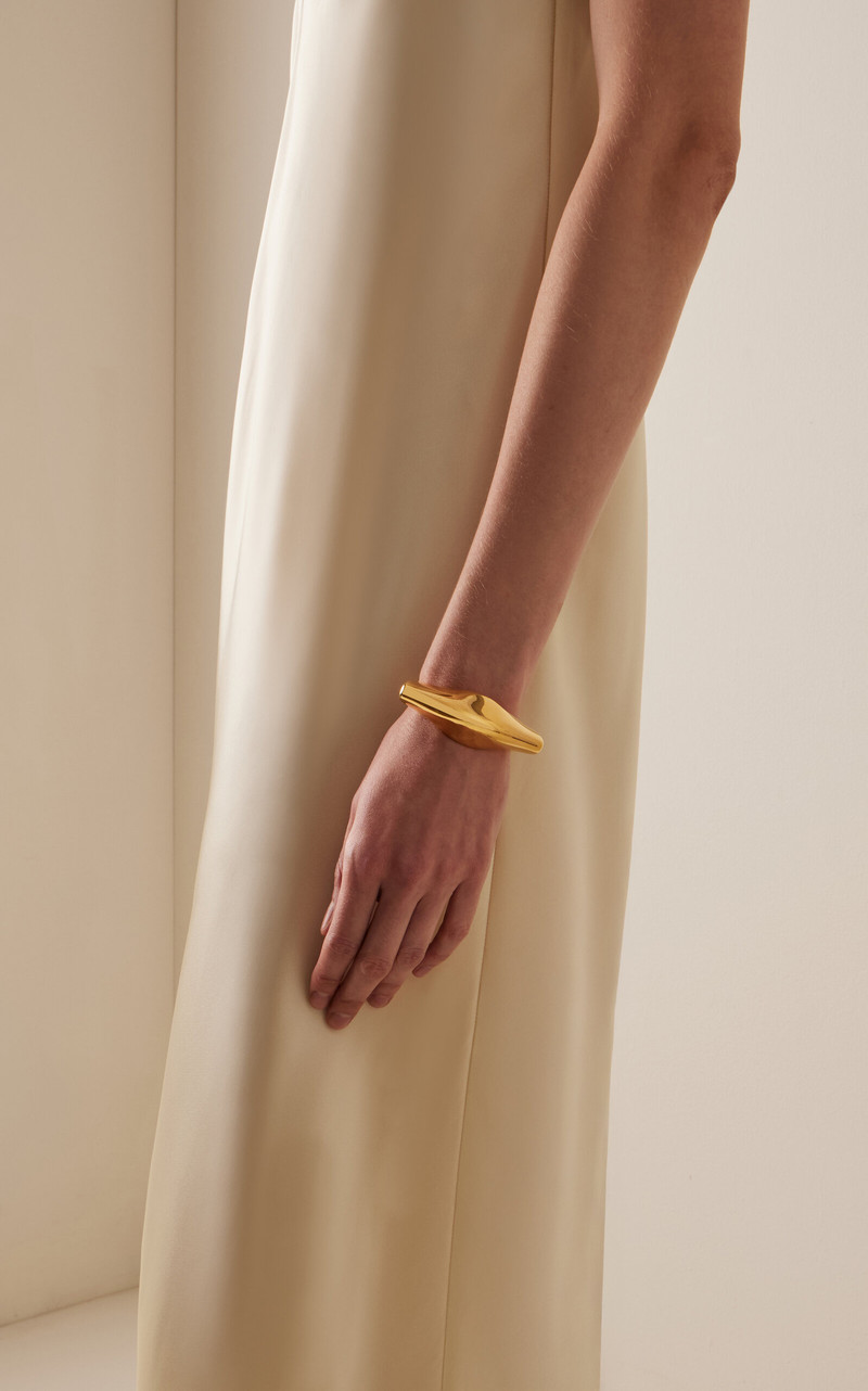 KHAITE Lotus Cuff - Gold gold outlook