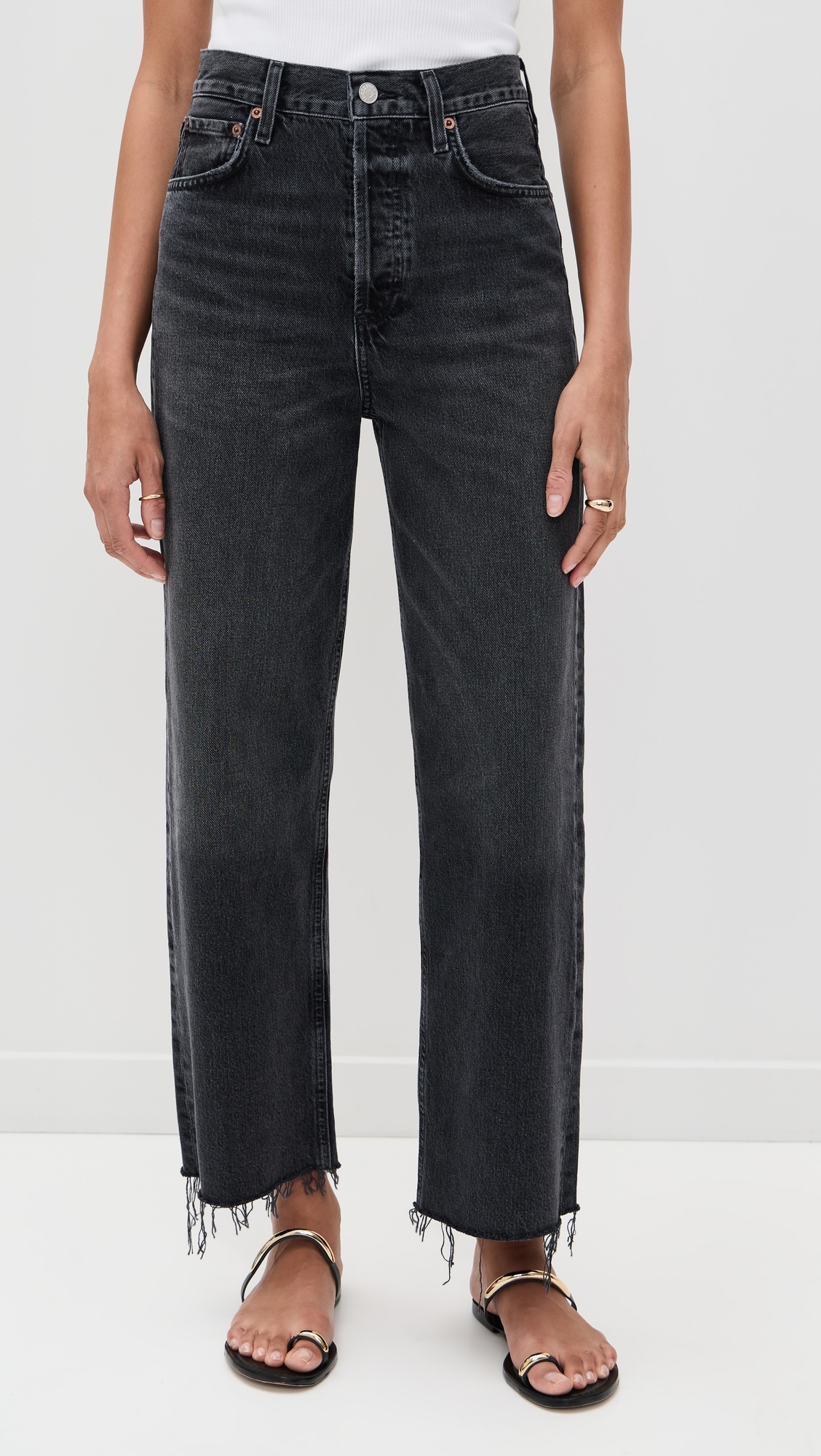 Ren High Rise Wide Leg Jeans - 2