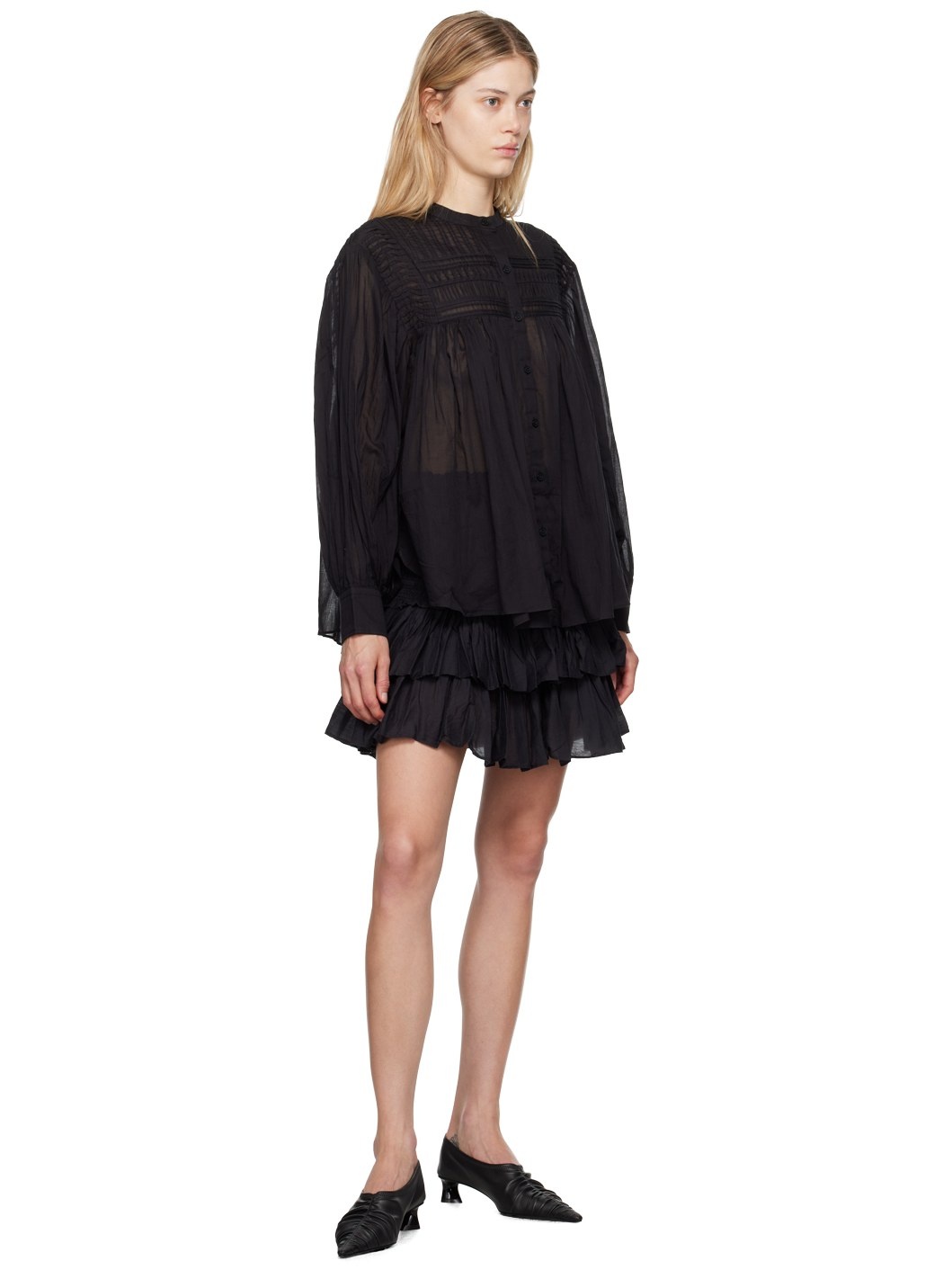 Black Plalia Shirt - 4