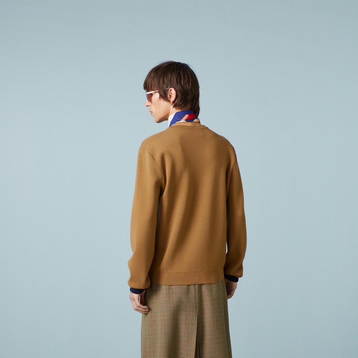 Wool sweater with Interlocking G - 6