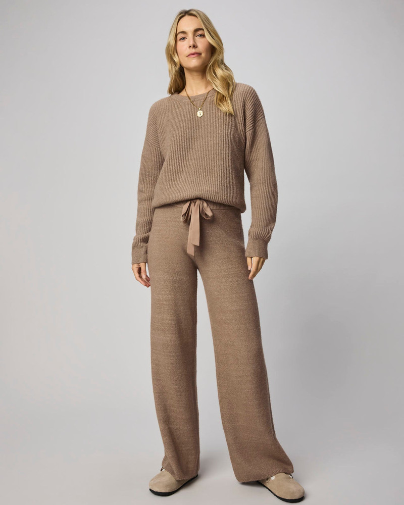 Splendid Stassi Satin Tie Sweater Pant outlook