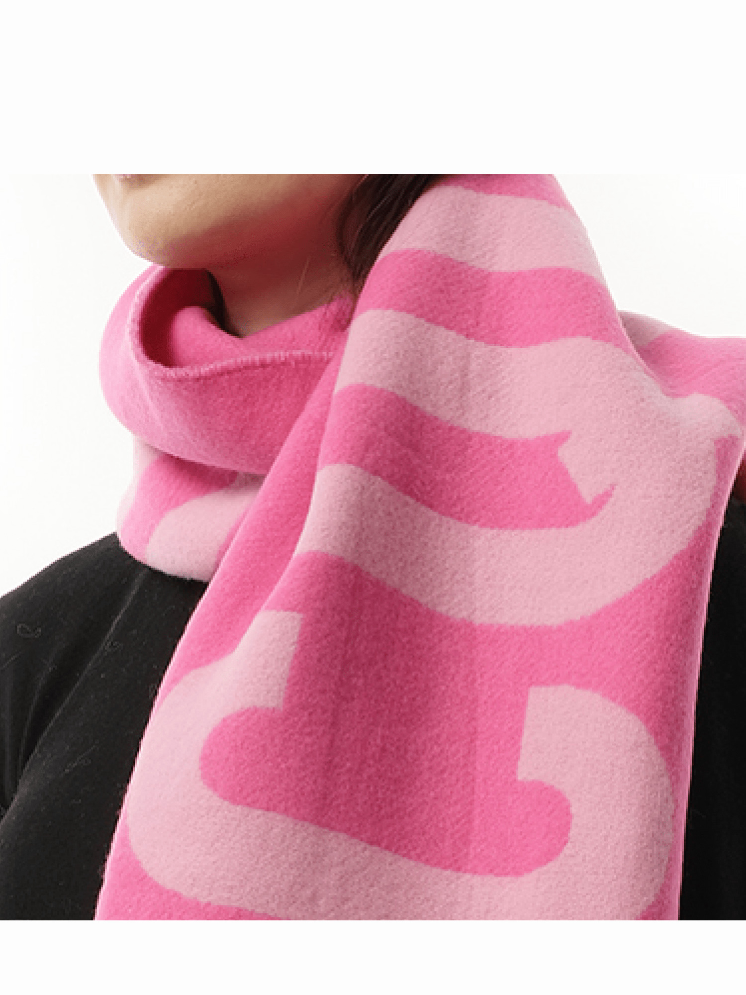 L'echarpe Jacquemus Scarf in Pink/Multicolour - 3