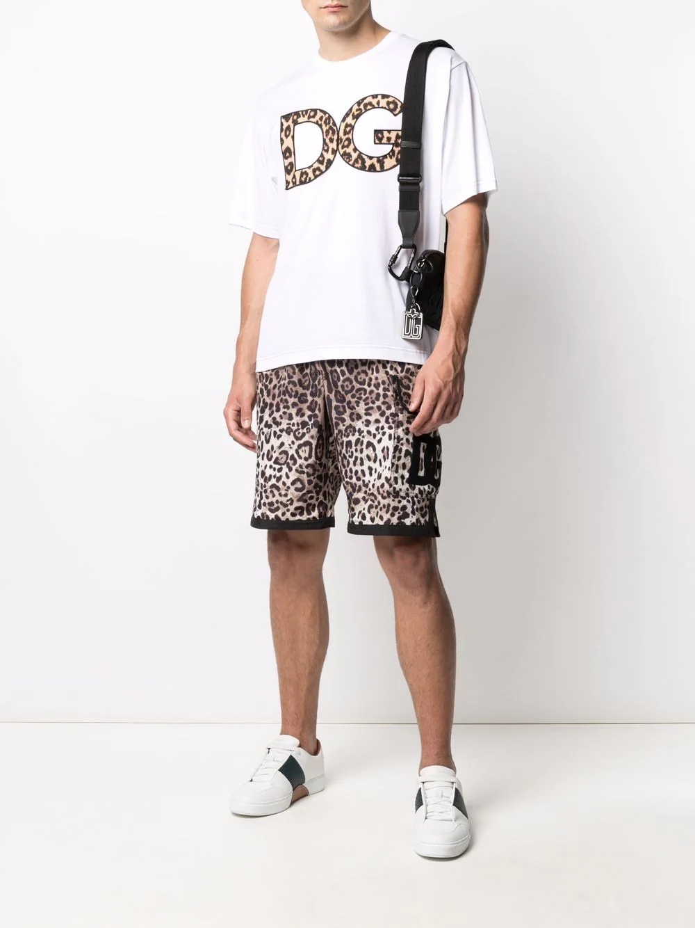 DG leopard-print patch T-shirt - 2