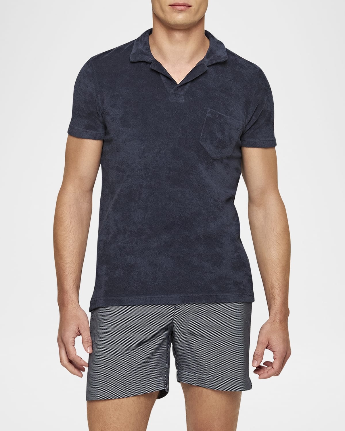 Men's Cotton Terry Polo Shirt - 4