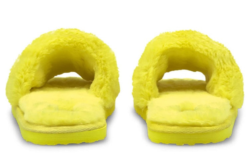 PUMA (WMNS) PUMA Fluff Slides 'Fluo Yellow' 384937-04 outlook