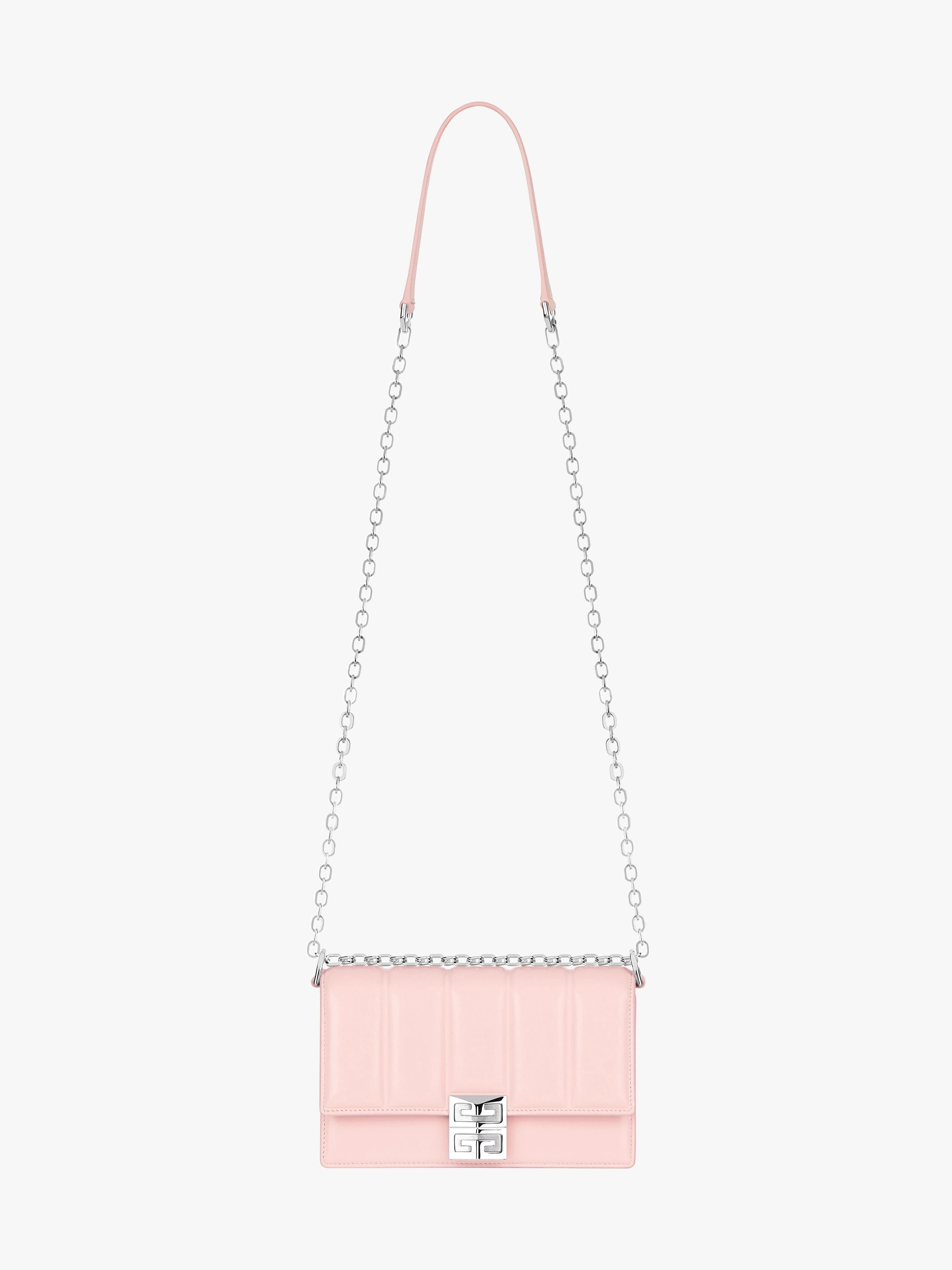SMALL 4G BAG IN PADDED LEATHER WITH CHAIN - 3
