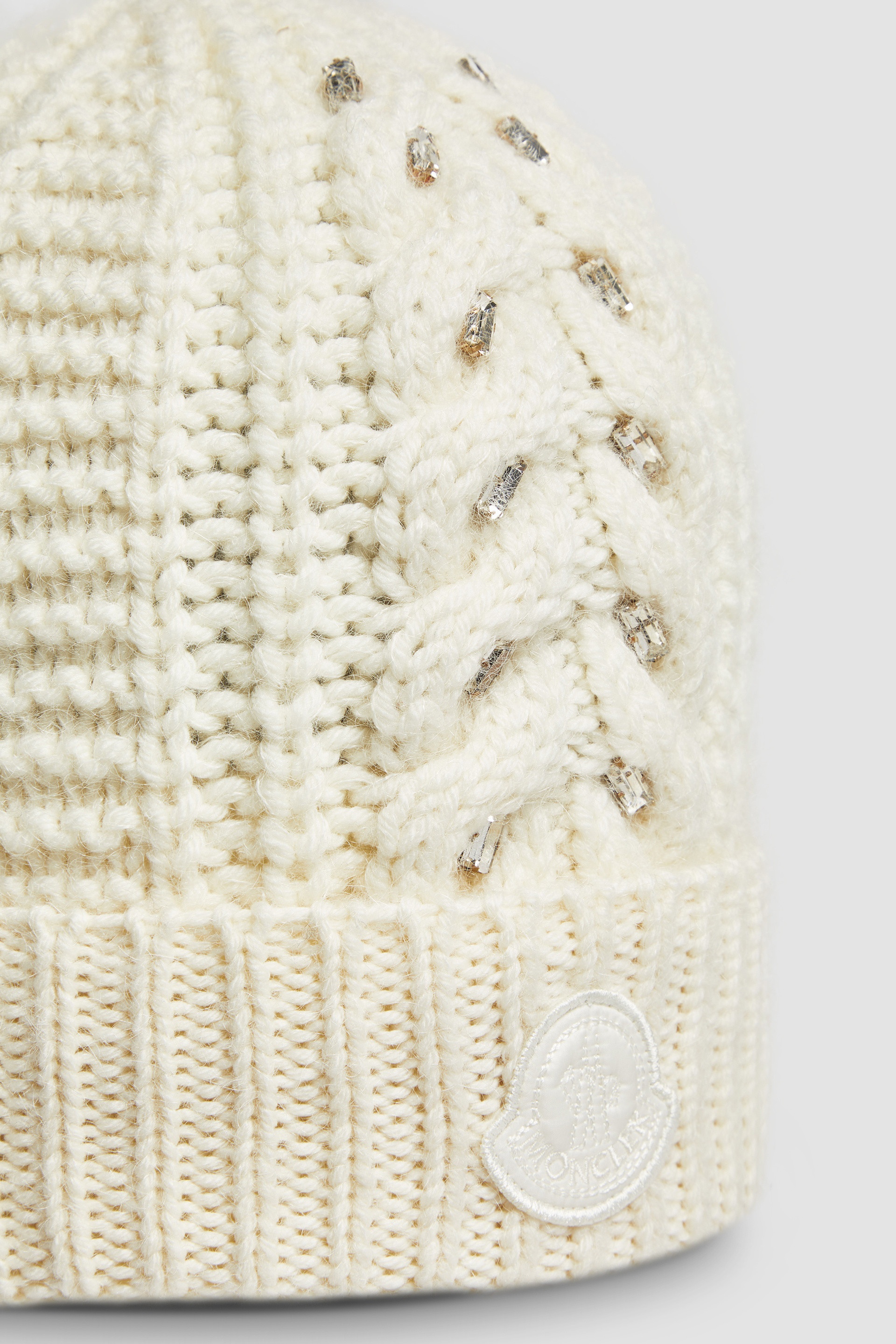 Embroidered Wool & Alpaca Blend Beanie - 3