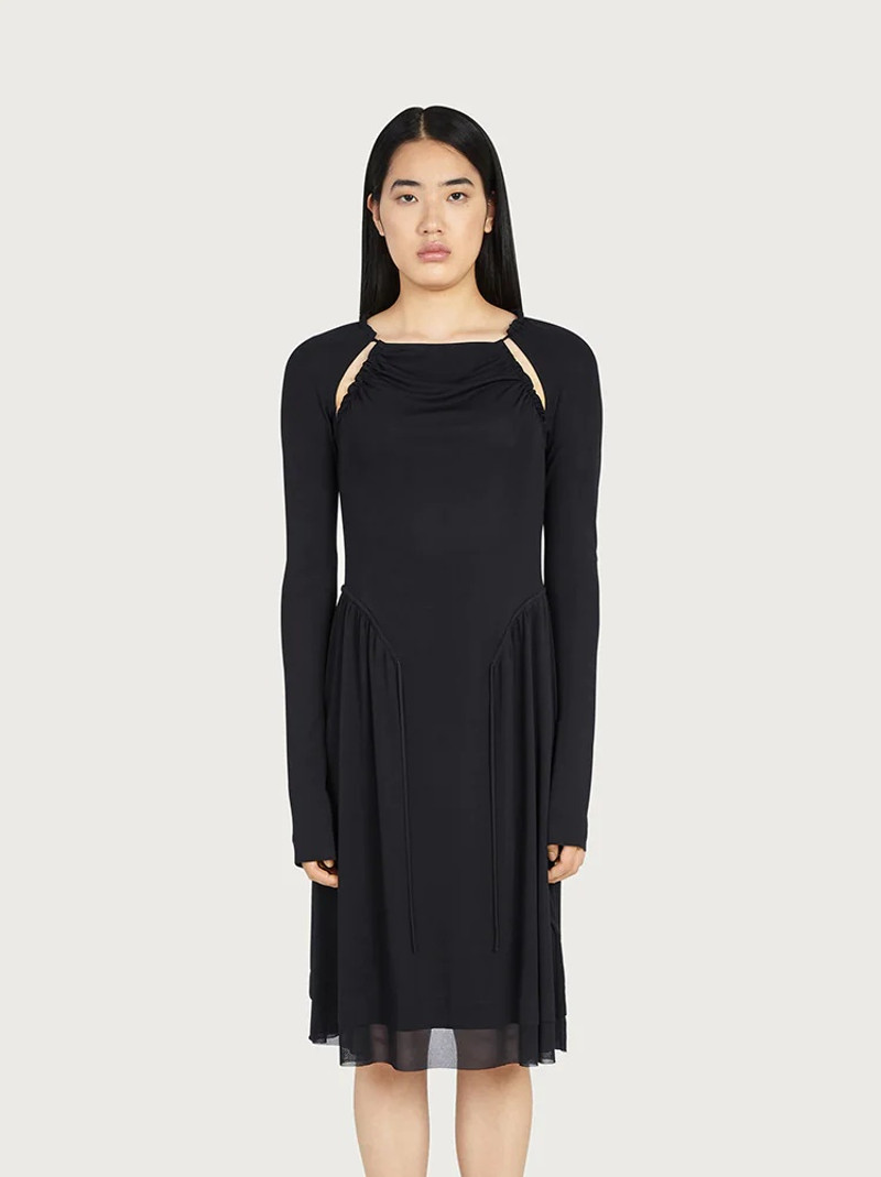 FERRAGAMO DRAWSTRING DRESS outlook