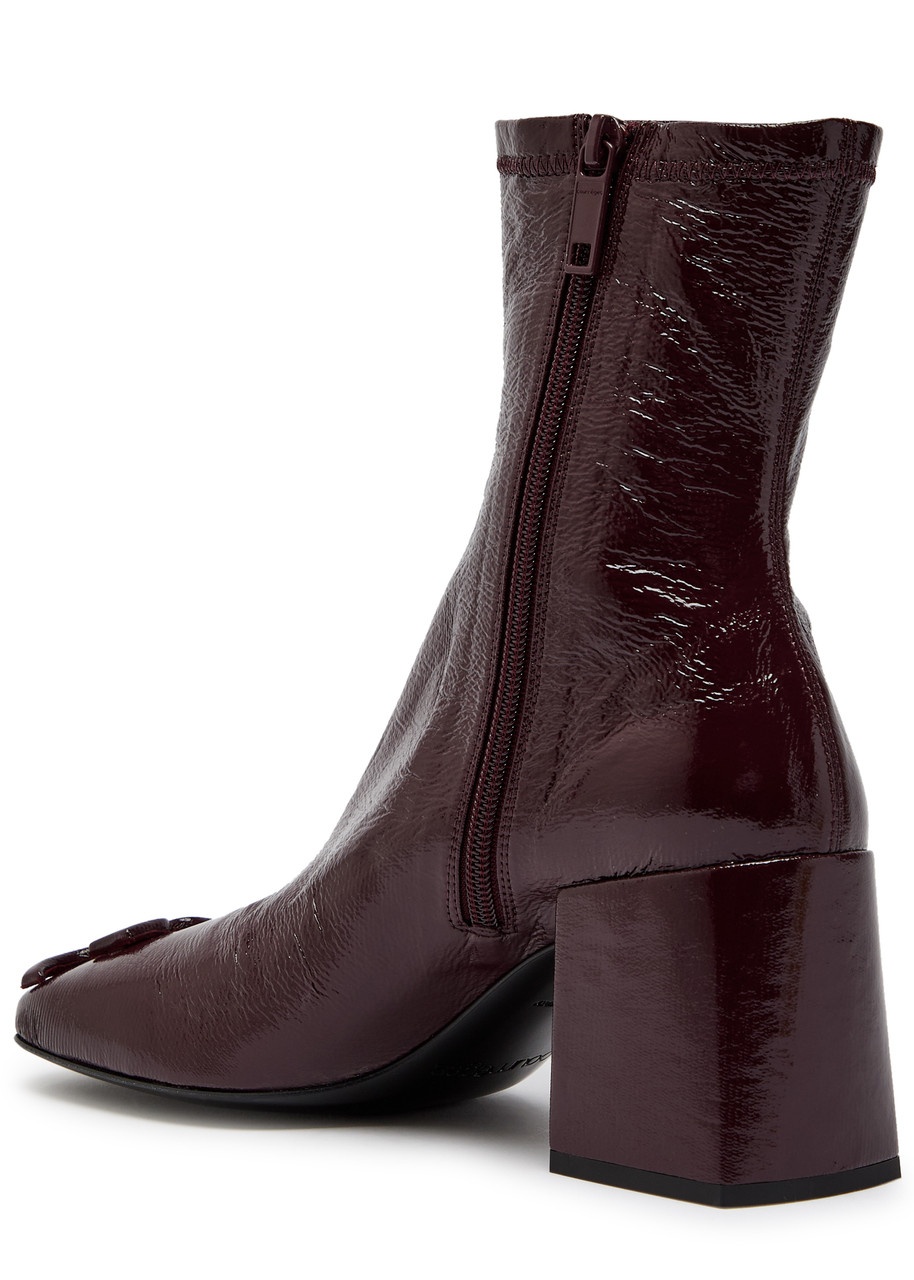 Courrèges Reedition 75 Crinkled Vinyl Ankle Boots - 2