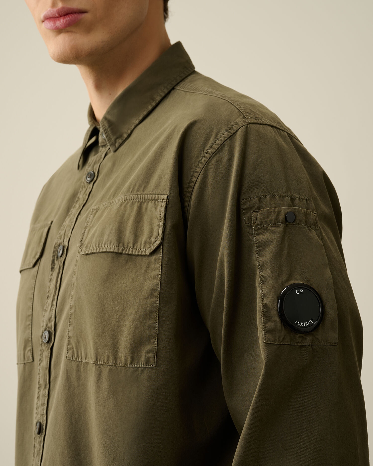 Gabardine Pockets Shirt - 4