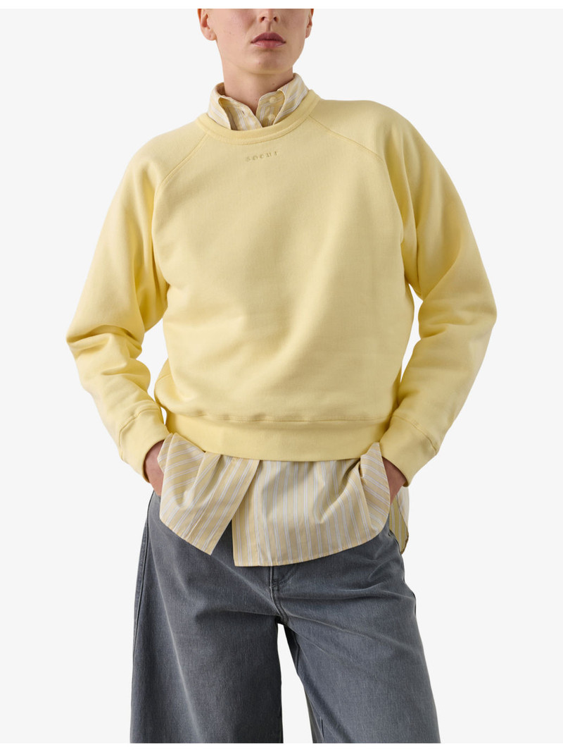 soeur Artemis Brand-Embroidered Cotton Sweatshirt outlook