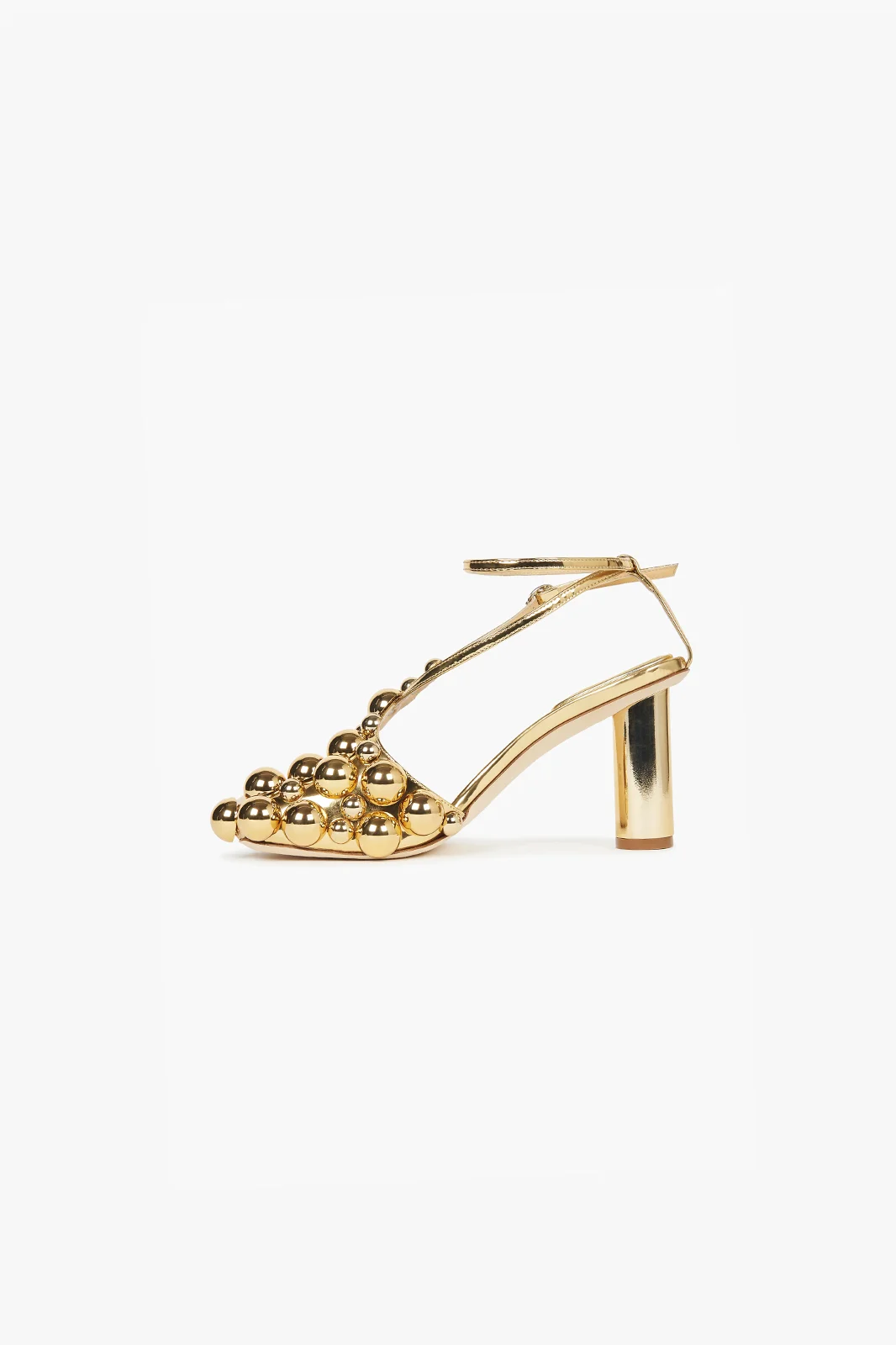 CHRISTINE WITH STUDS SILVER GOLD - 1