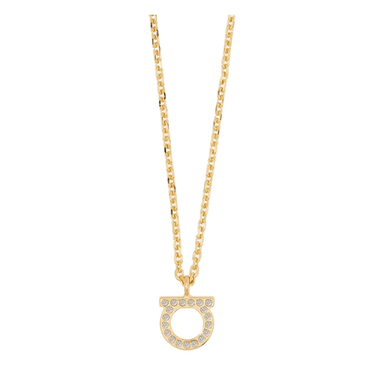 Ferragamo Women Gancini Crystals Necklace - 3