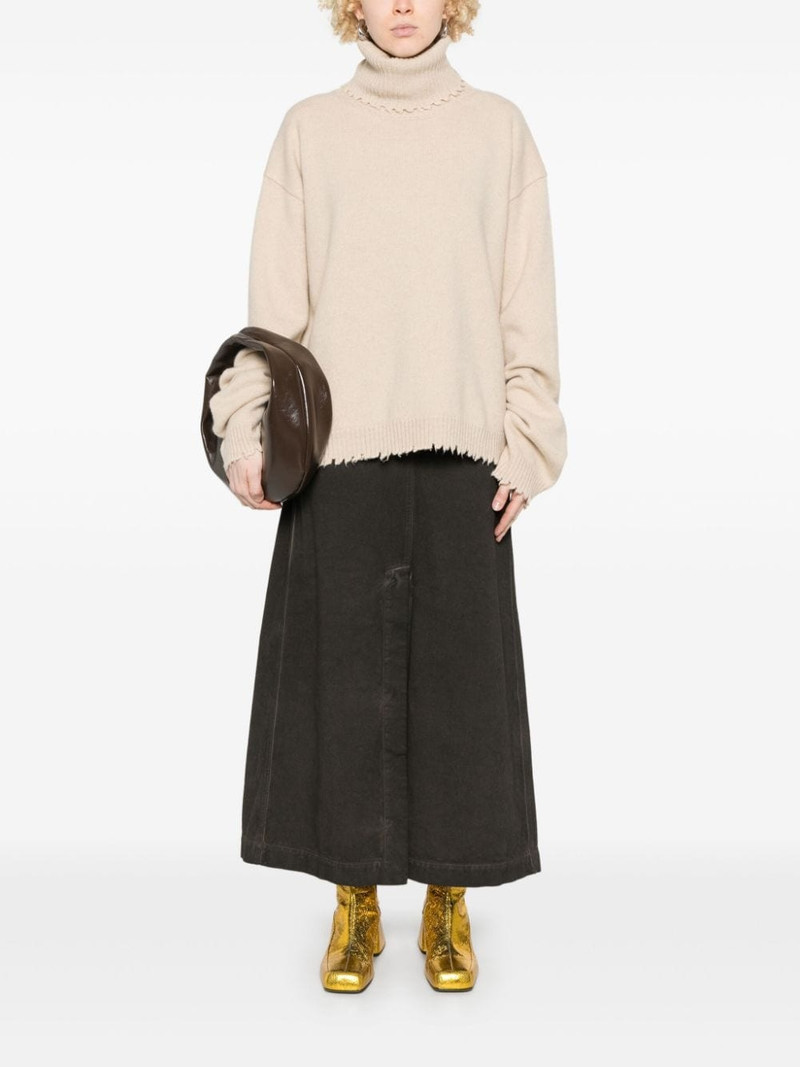 UMA WANG distressed sweater outlook