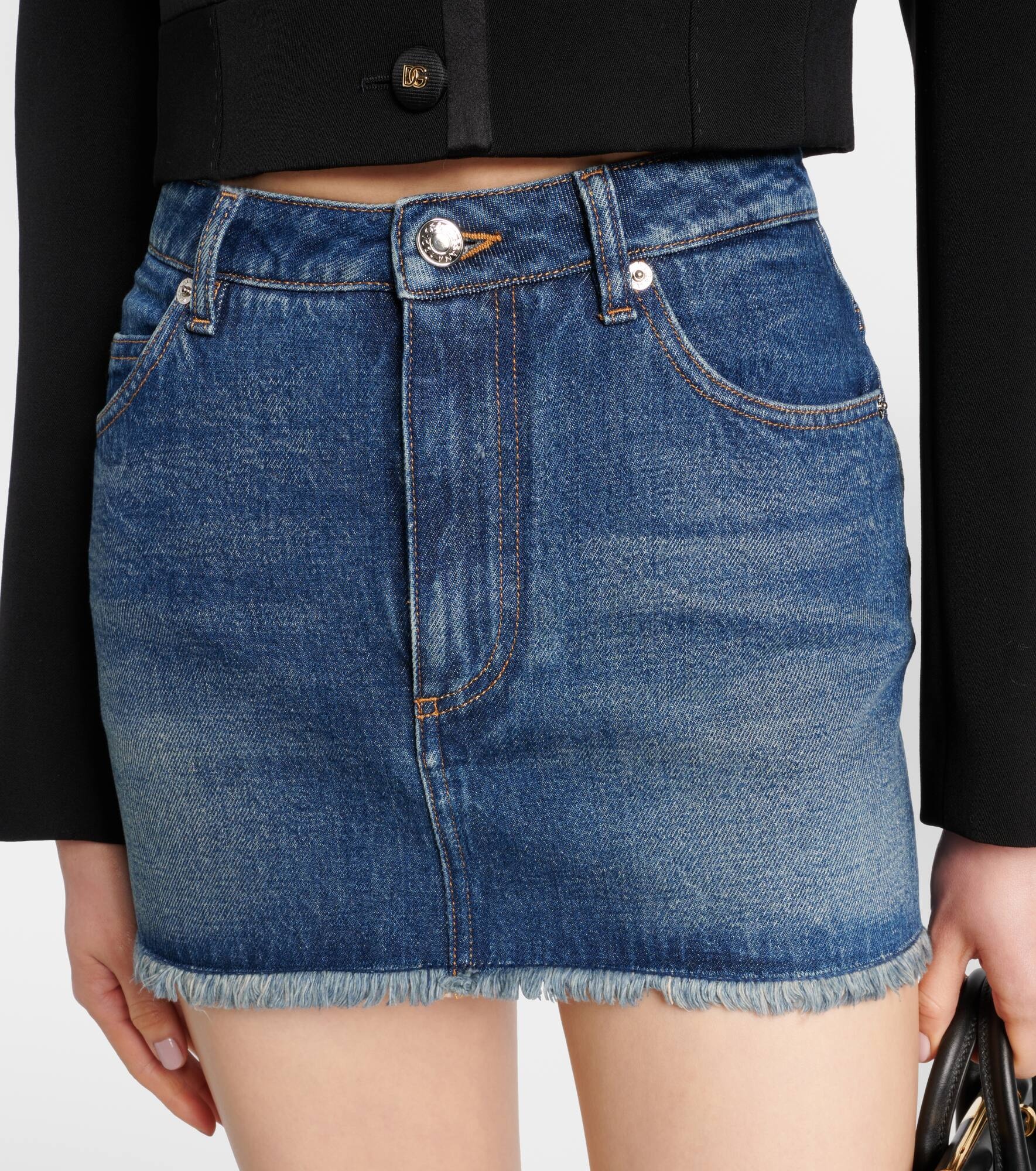 Denim miniskirt - 4