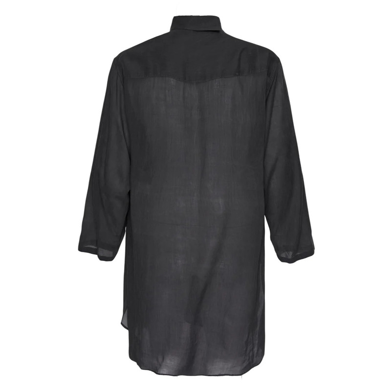 Yohji Yamamoto Asymmetric Long Shirt outlook