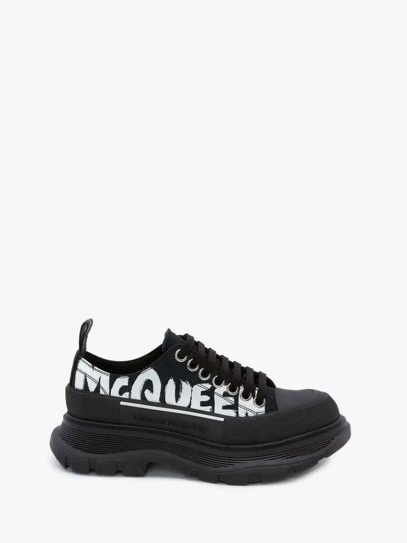 Tread Slick Lace Up in Black - 1
