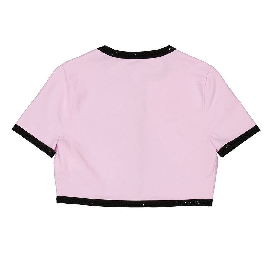 Alexander Wang Light Pink Compact Nylon Cropped Cardigan - 6
