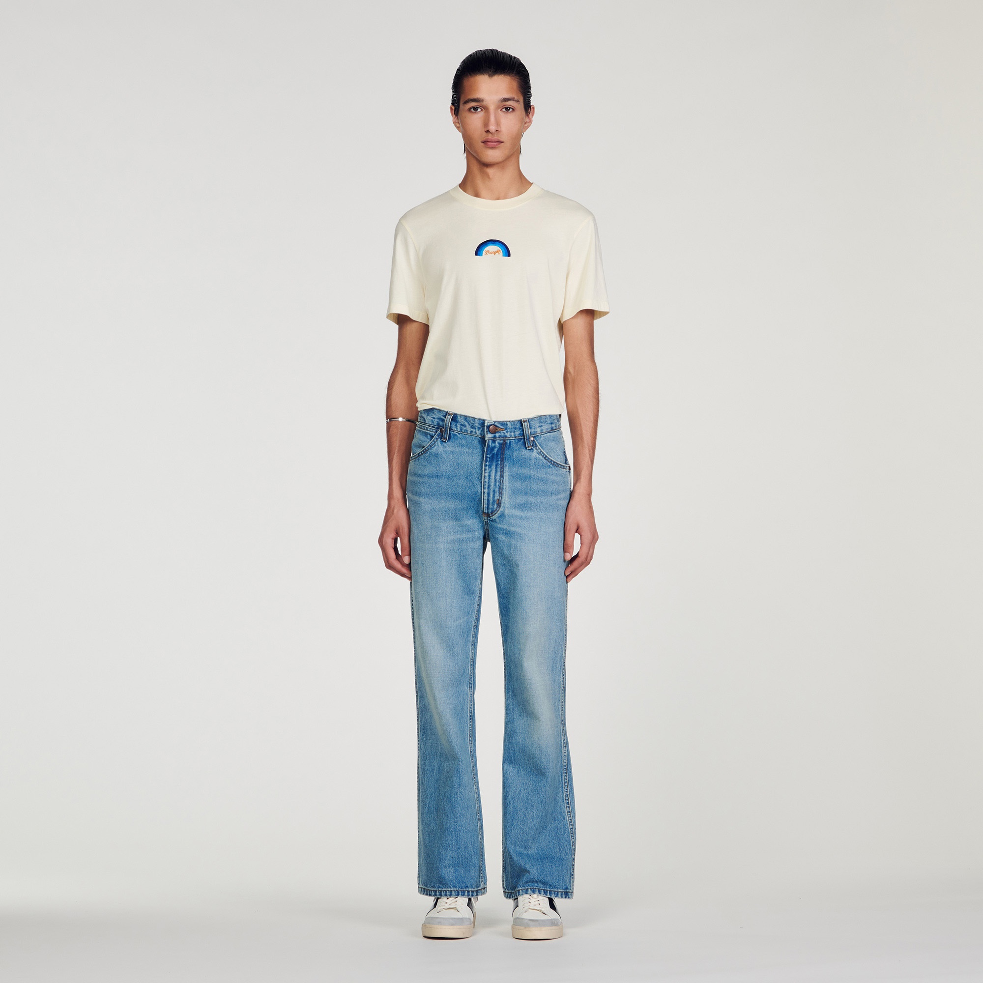 SANDROxWRANGLER faded jeans - 3