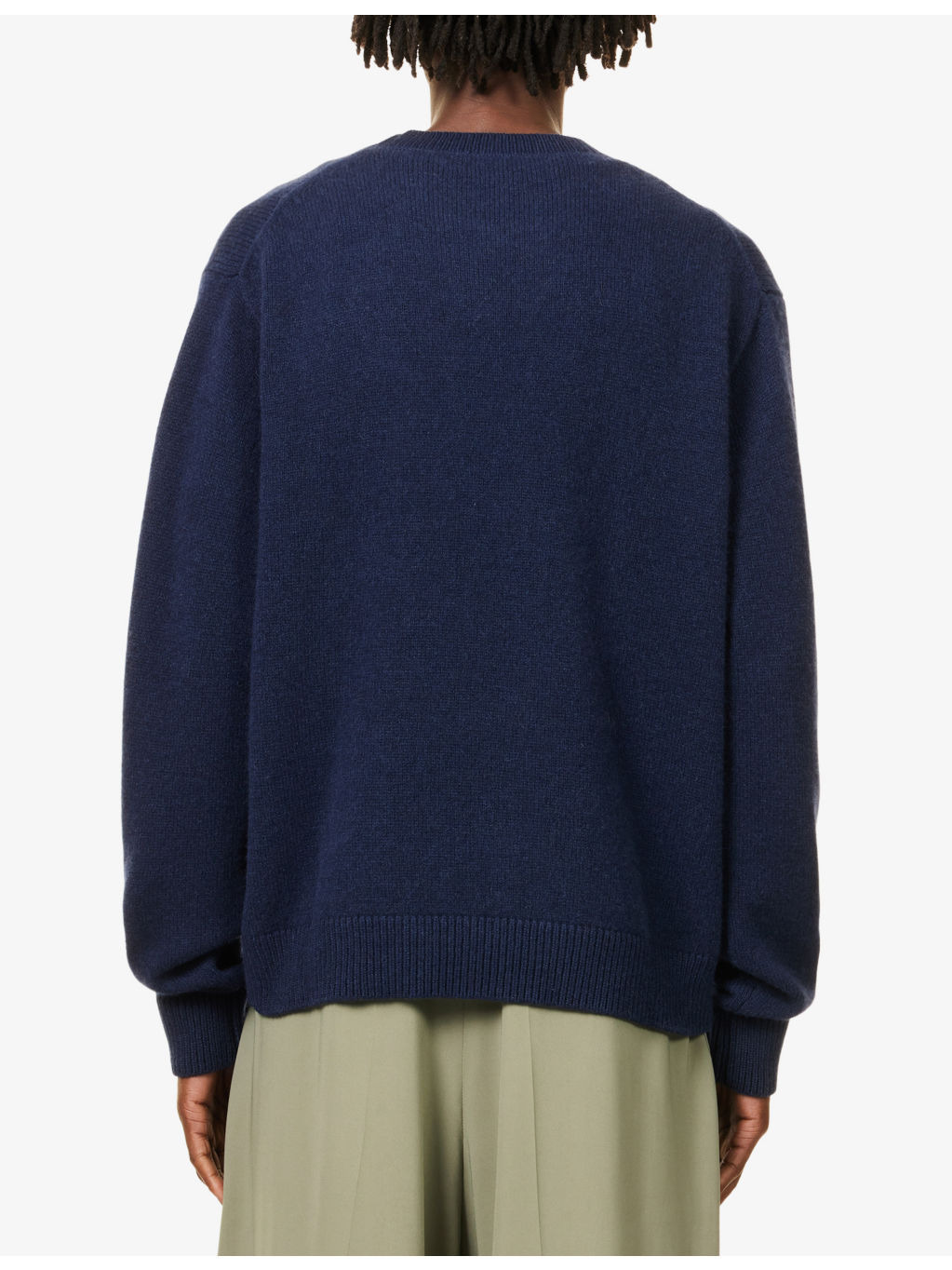 Simple Crewneck Cashmere Jumper - 4