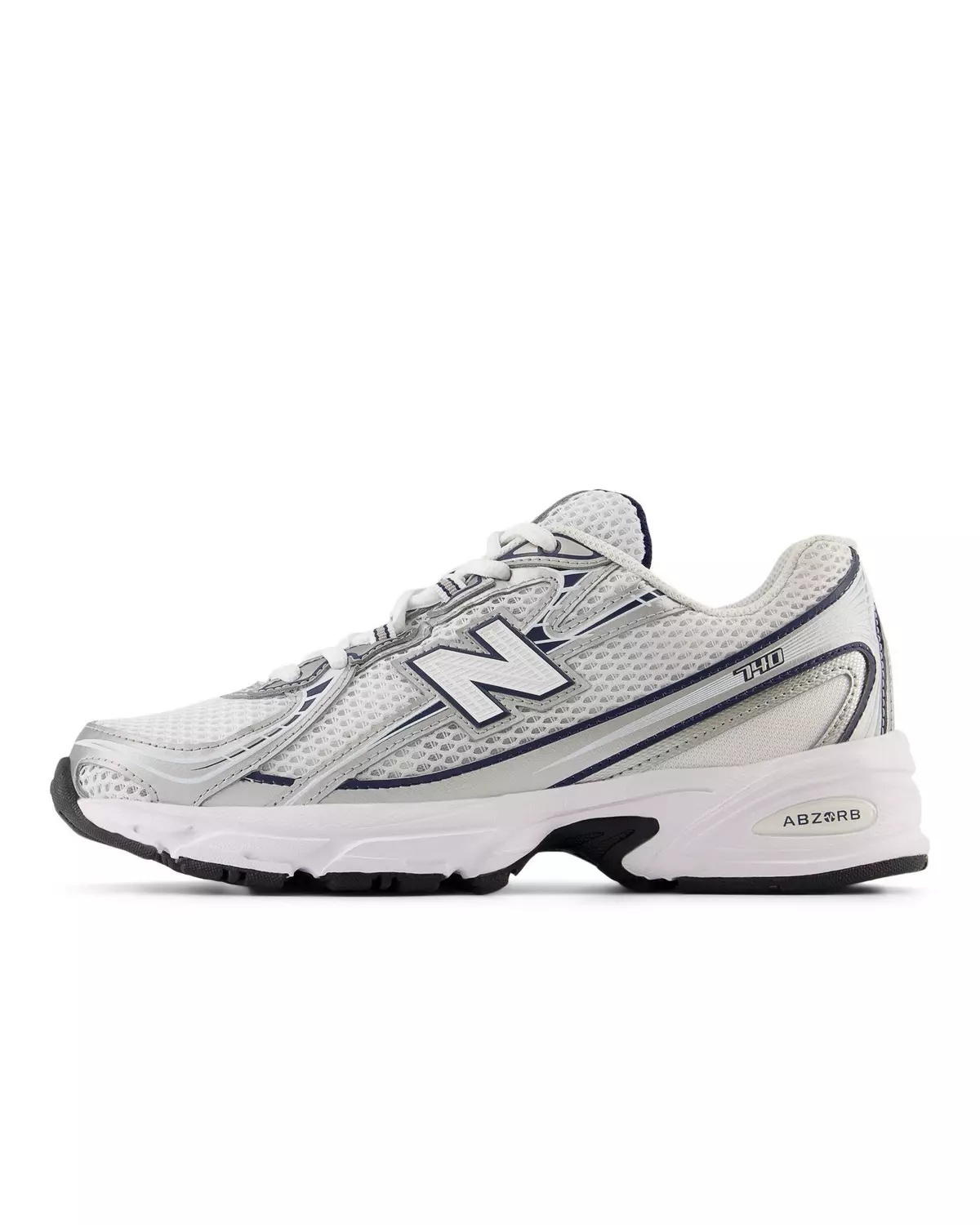 740 "White/Blue/Silver" Unisex Shoe - 3