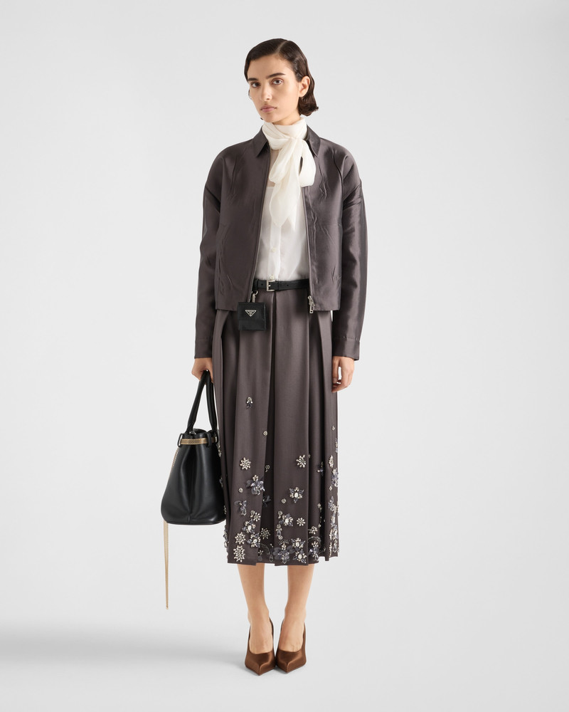 Prada Silk and wool jacket outlook