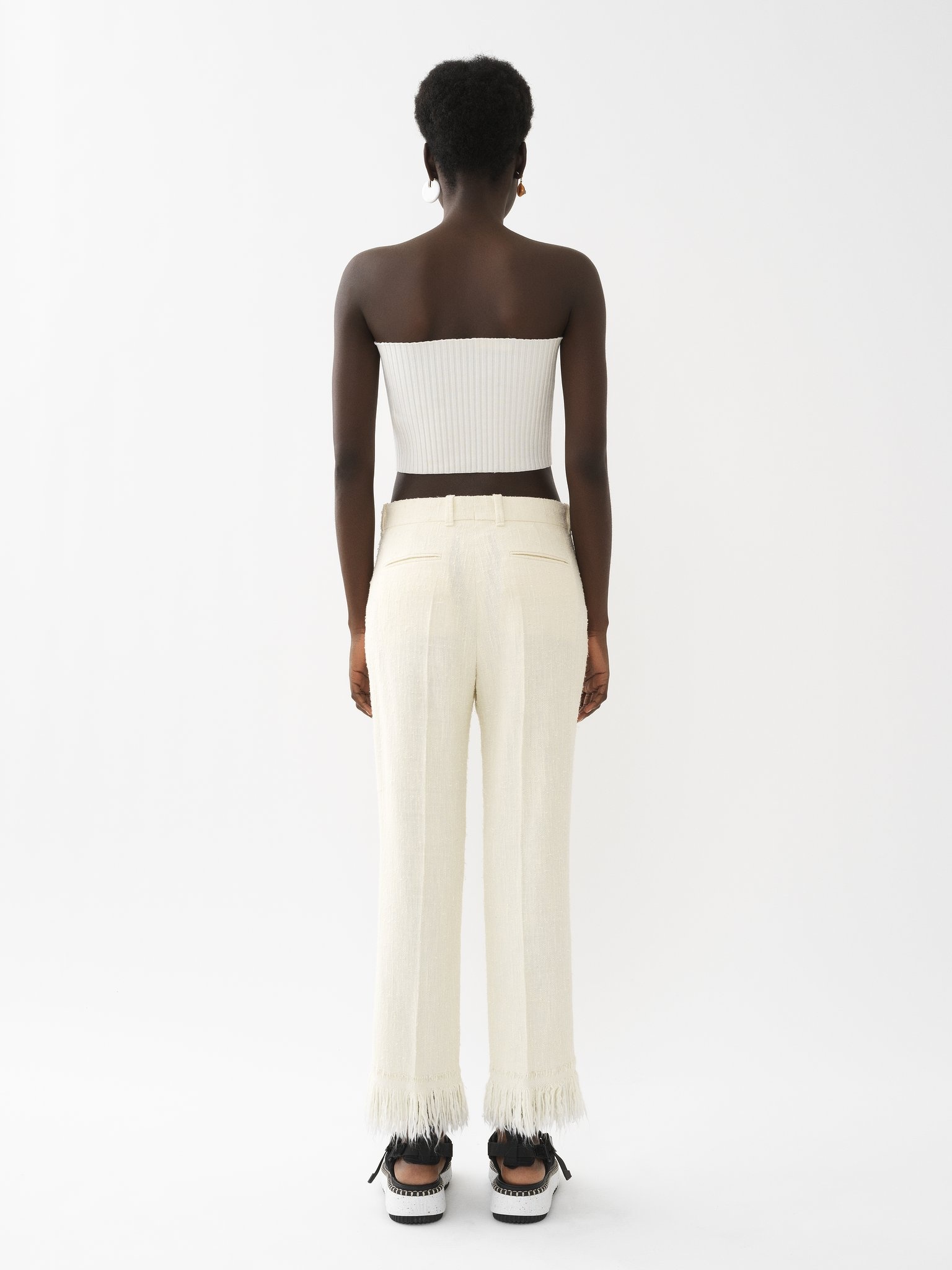CROPPED TAILORED PANTS - 3