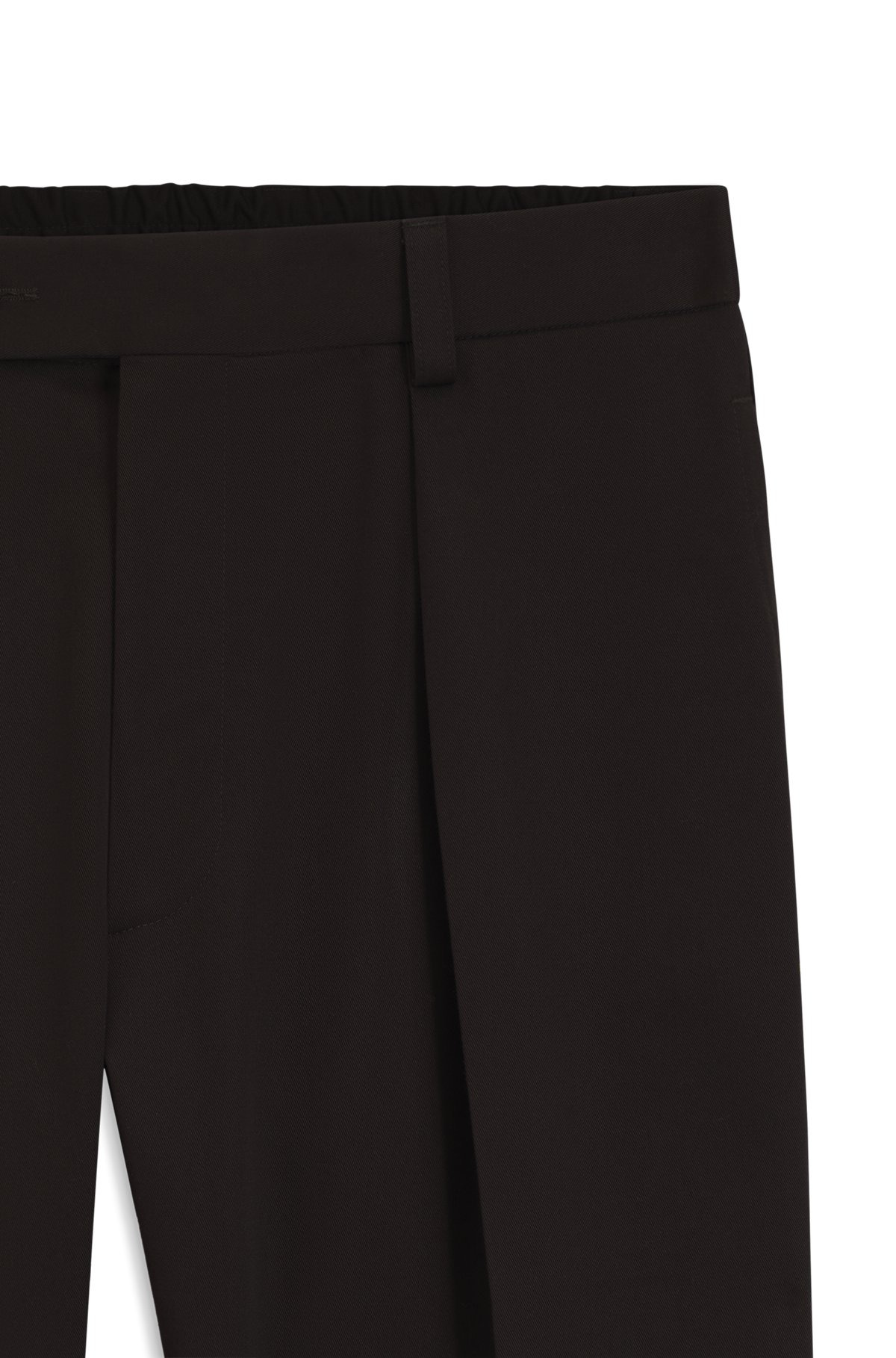 BECKHAM X BOSS MICRO-PATTERNED TROUSERS IN COTTON - 6