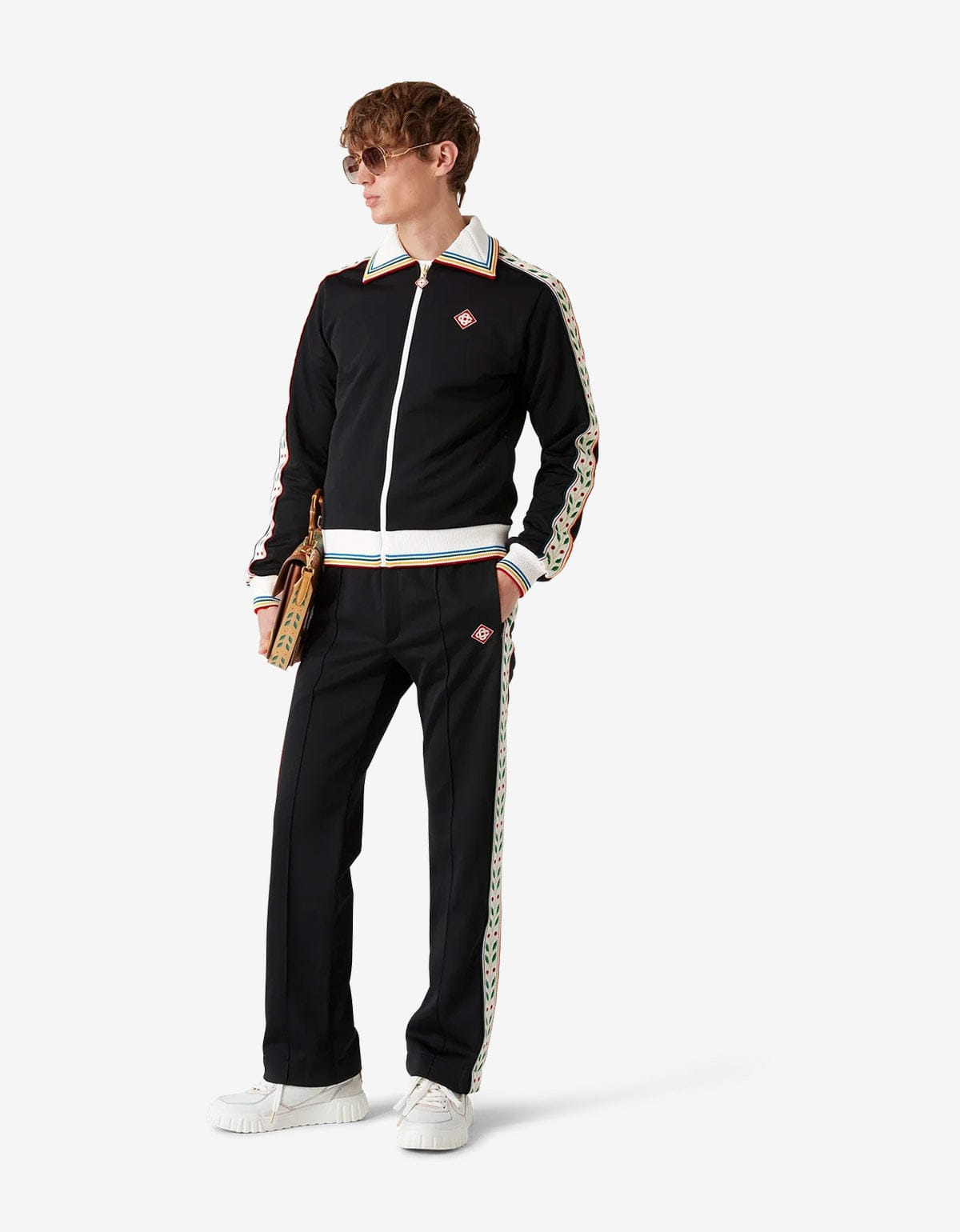 Casablanca Black Laurel Track Pants - 3