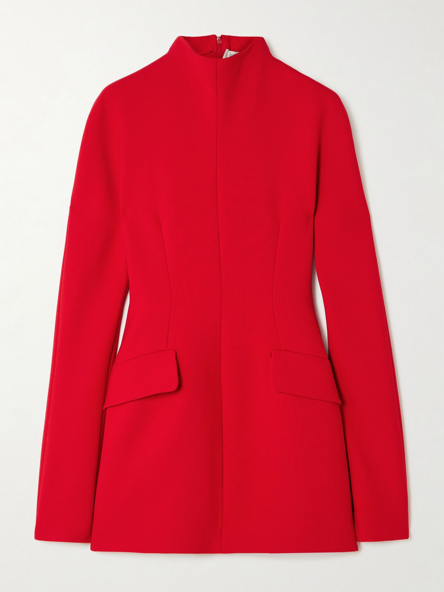 Tefrite stretch-twill mini dress Red - 1