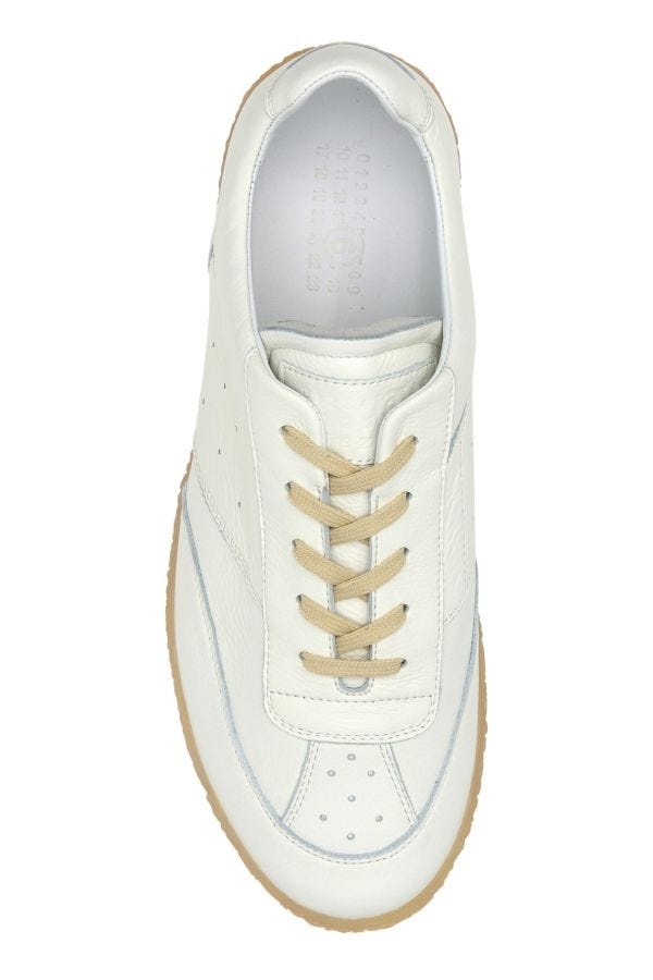 White leather sneakers - 4