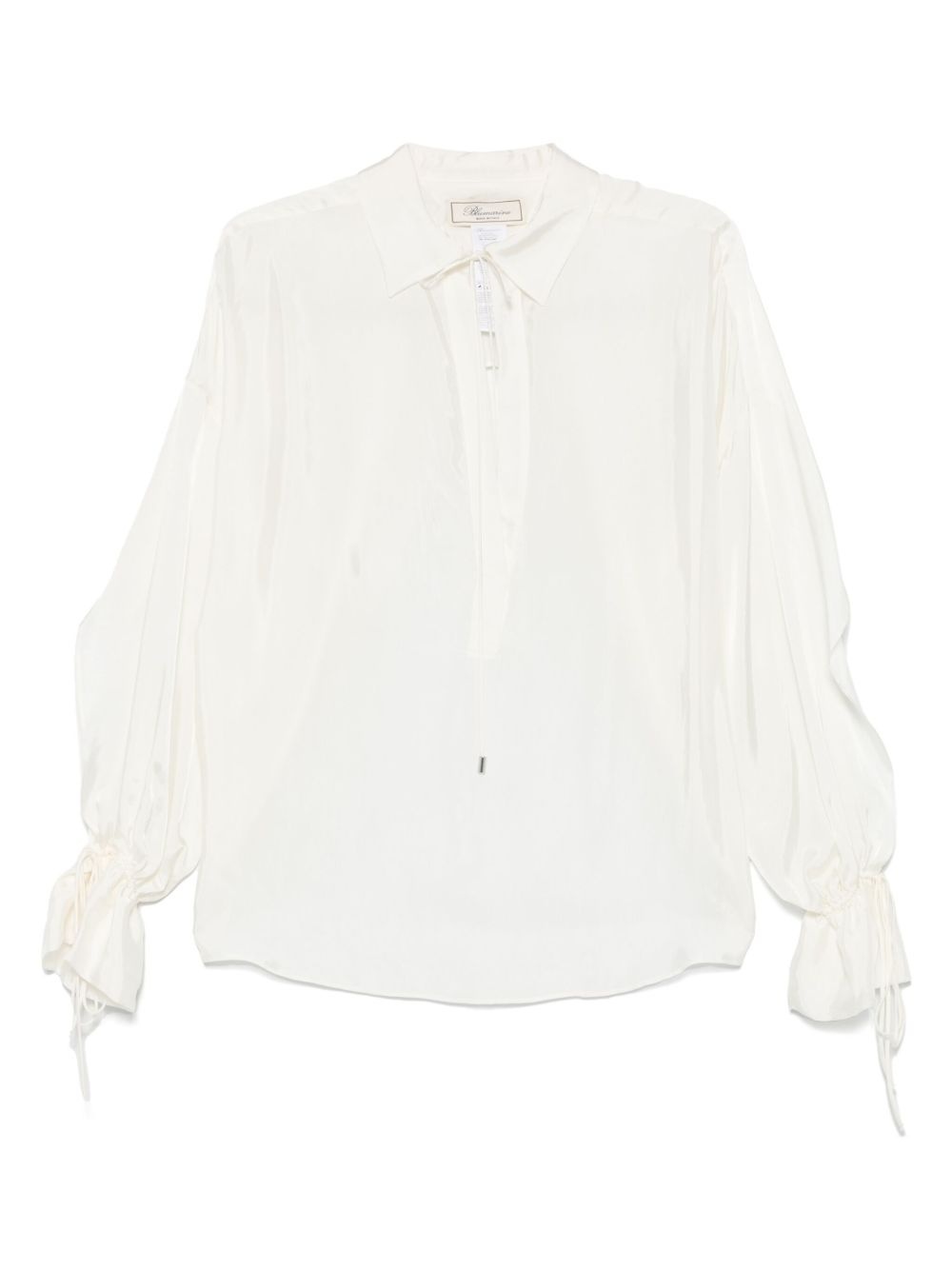 satin blouse - 1