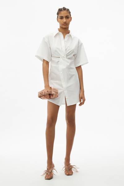 Alexander Wang POPLIN MINI SHIRT DRESS outlook