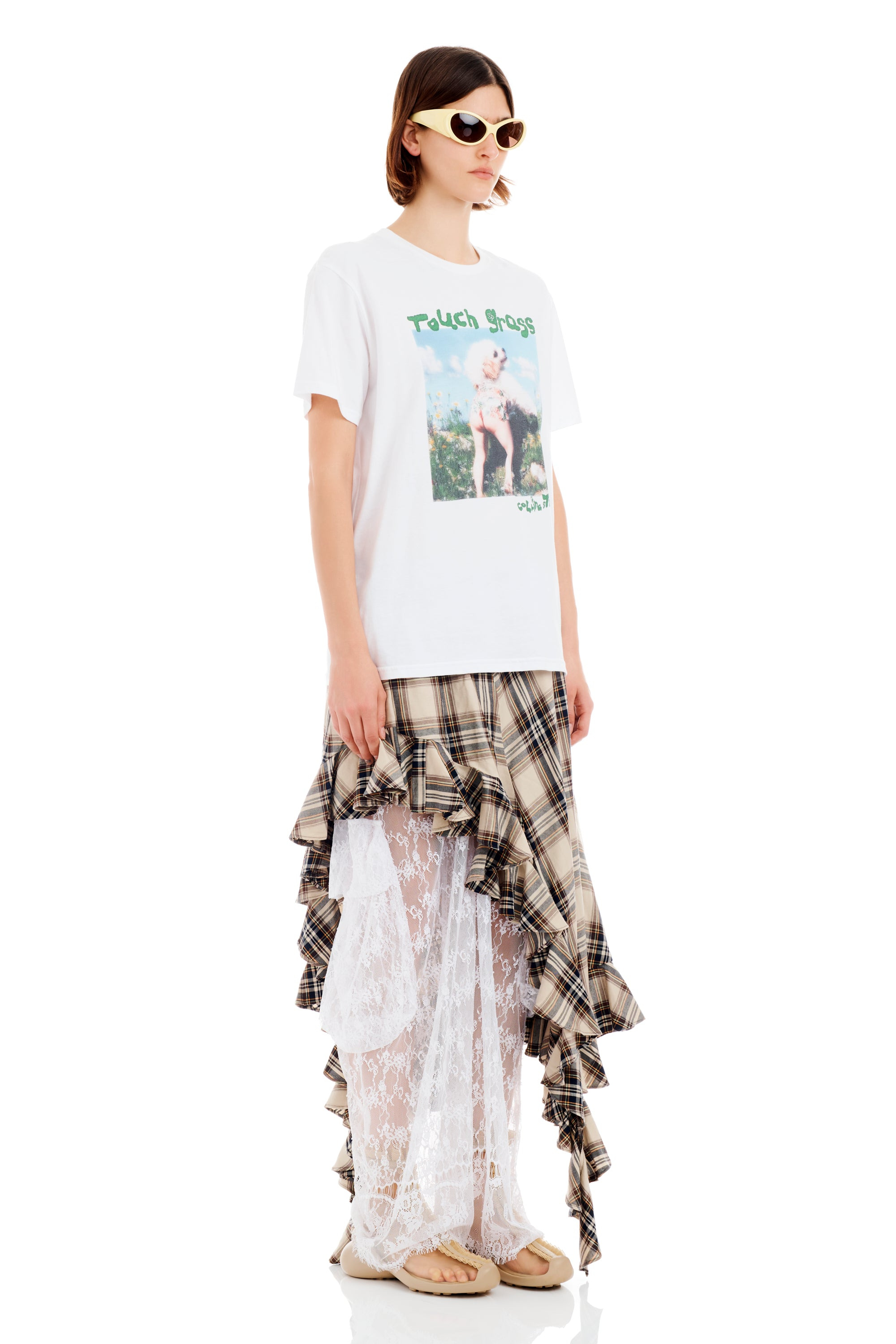 TOUCH GRASS GRAPHIC TEE - 5
